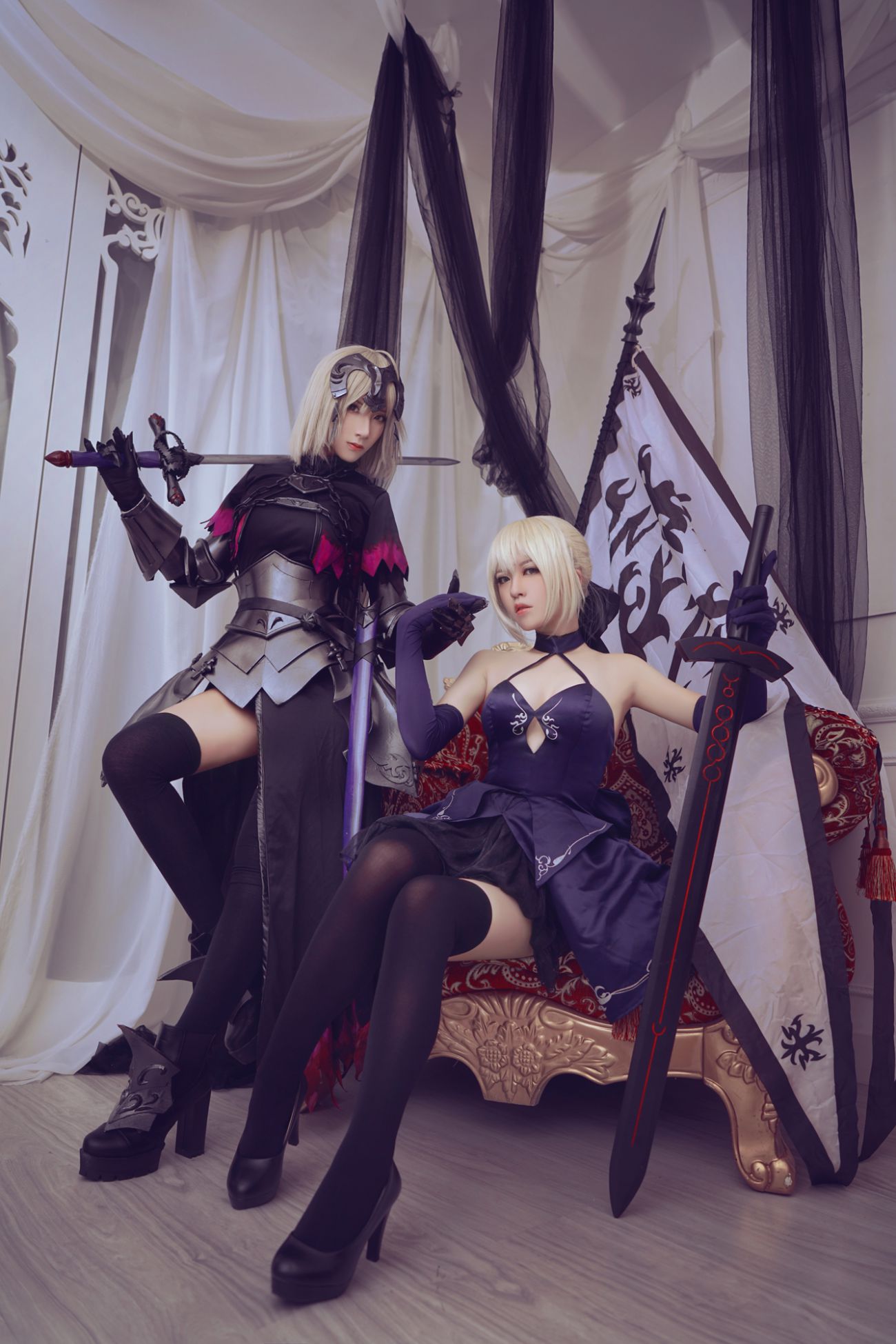 图片[2]-半半子&索索sophia 黑贞1-COS世界