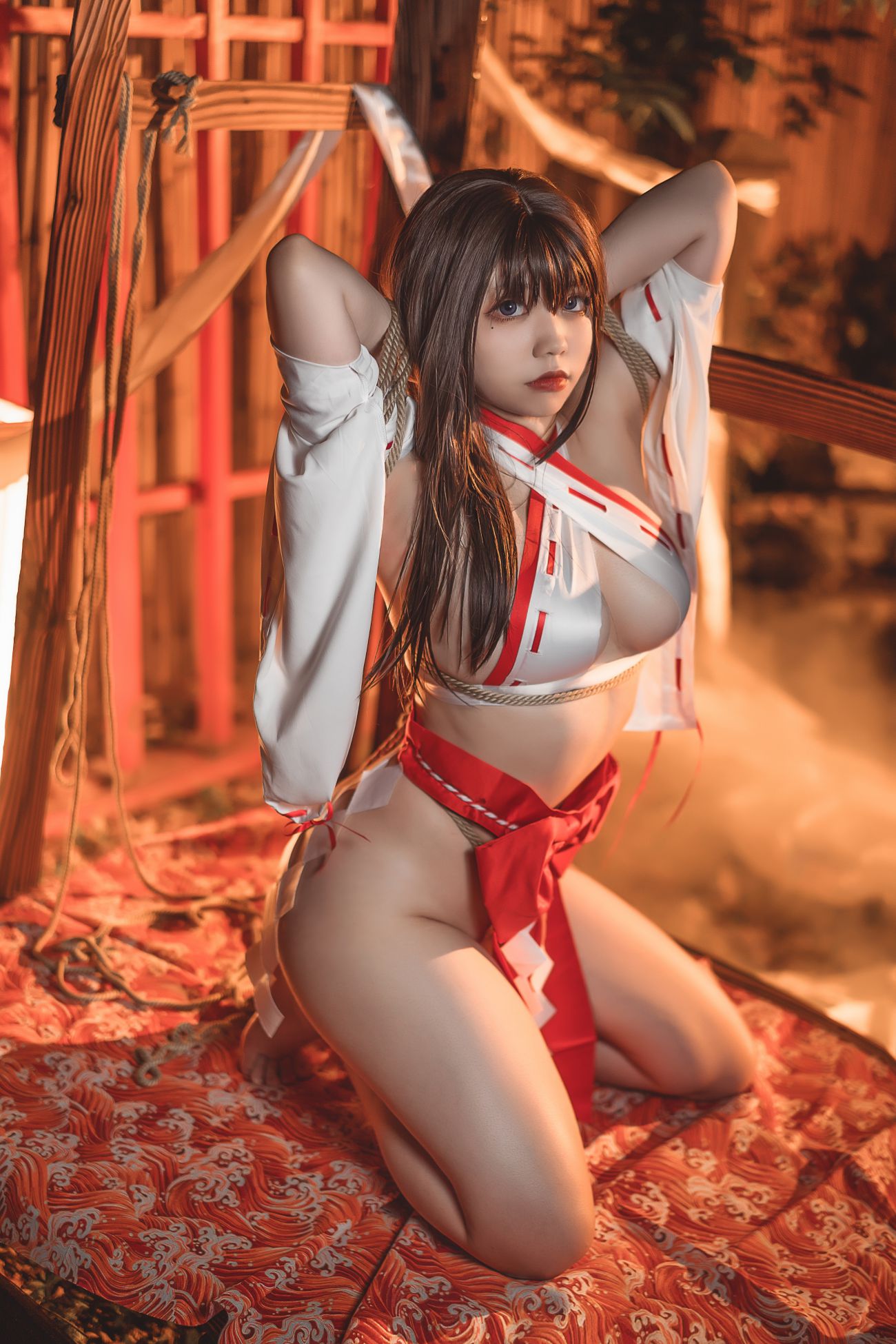 图片[5]-啊日日Ganlory 绳与巫女-COS世界