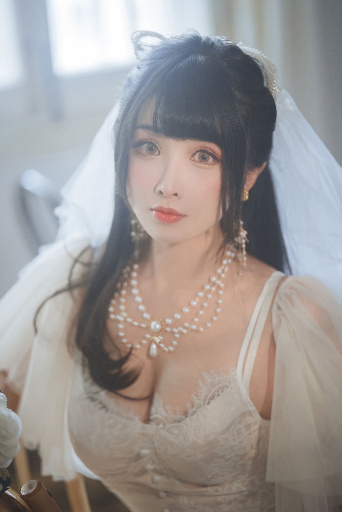 图片[2]-rioko凉凉子 透明婚纱-COS世界