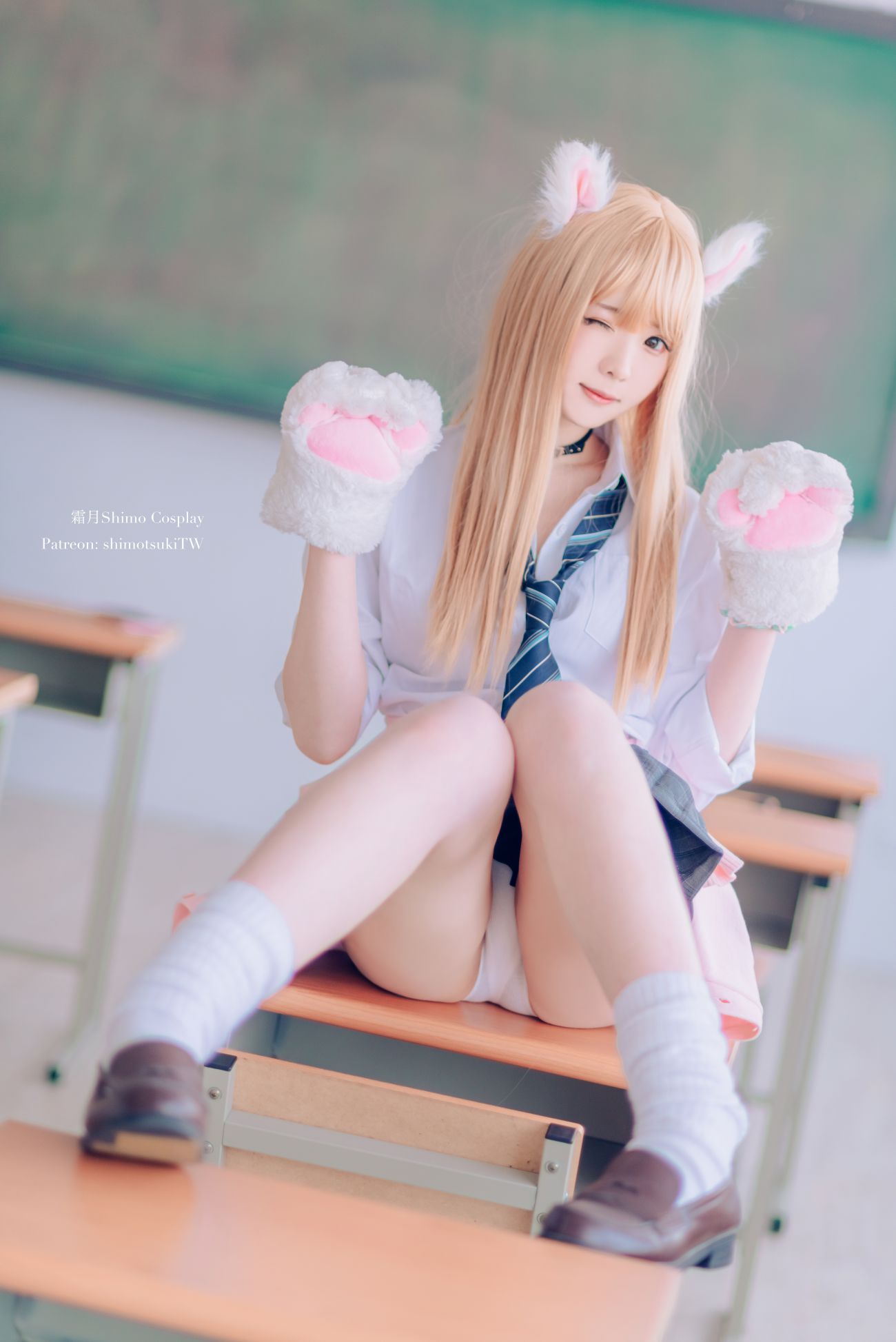 图片[4]-霜月shimo 金发制服-COS世界