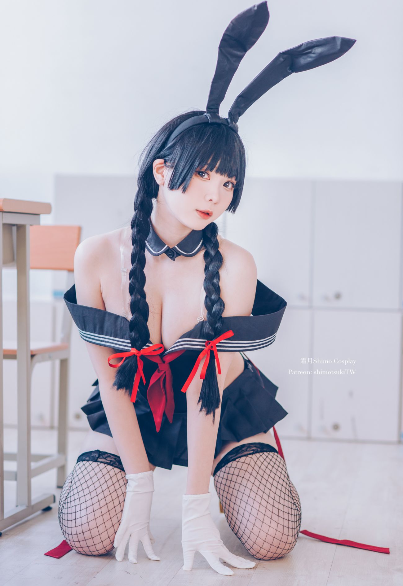 图片[3]-霜月shimo 卯月桃子水手服兔女郎-COS世界