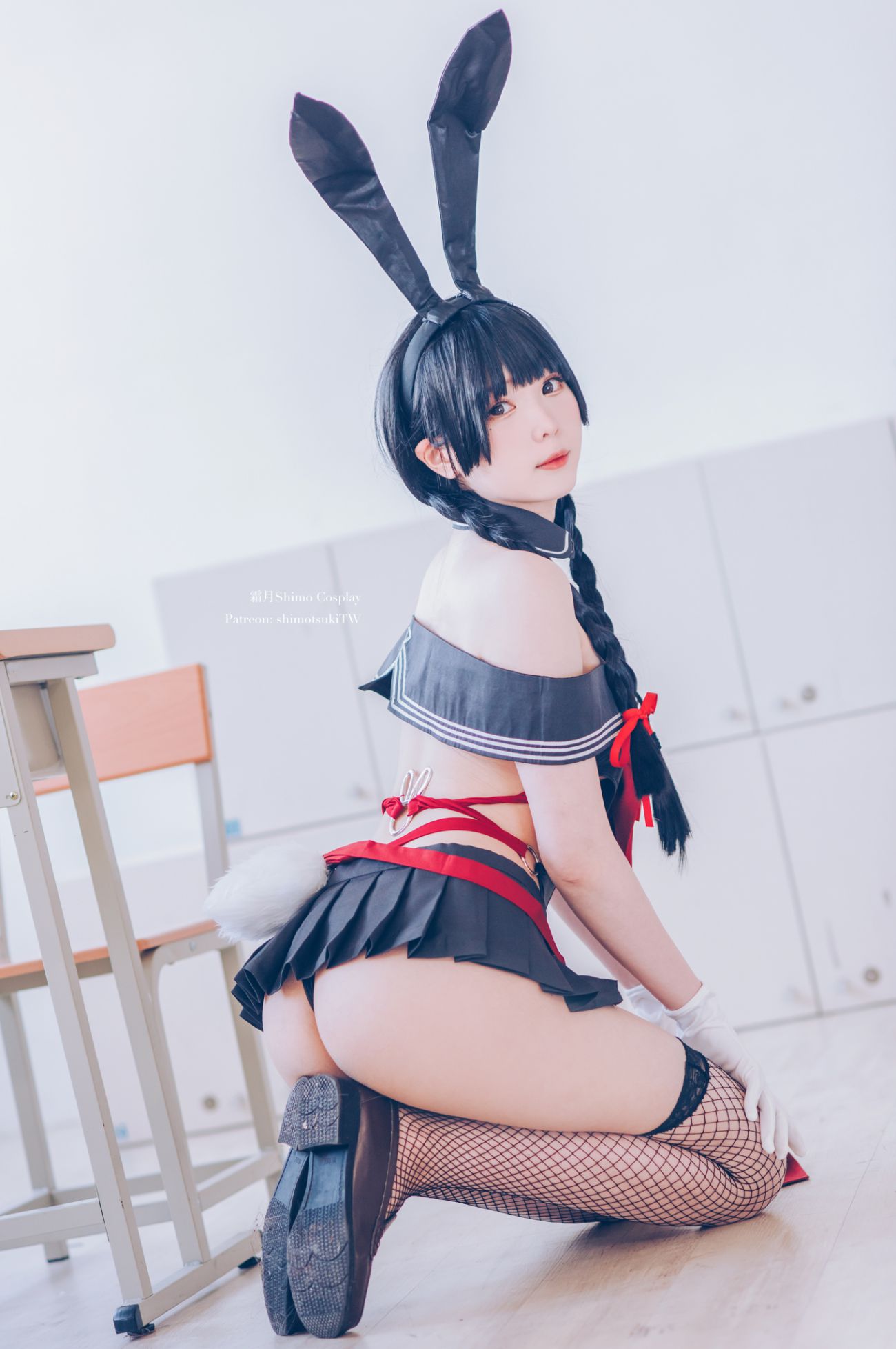 图片[4]-霜月shimo 卯月桃子水手服兔女郎-COS世界