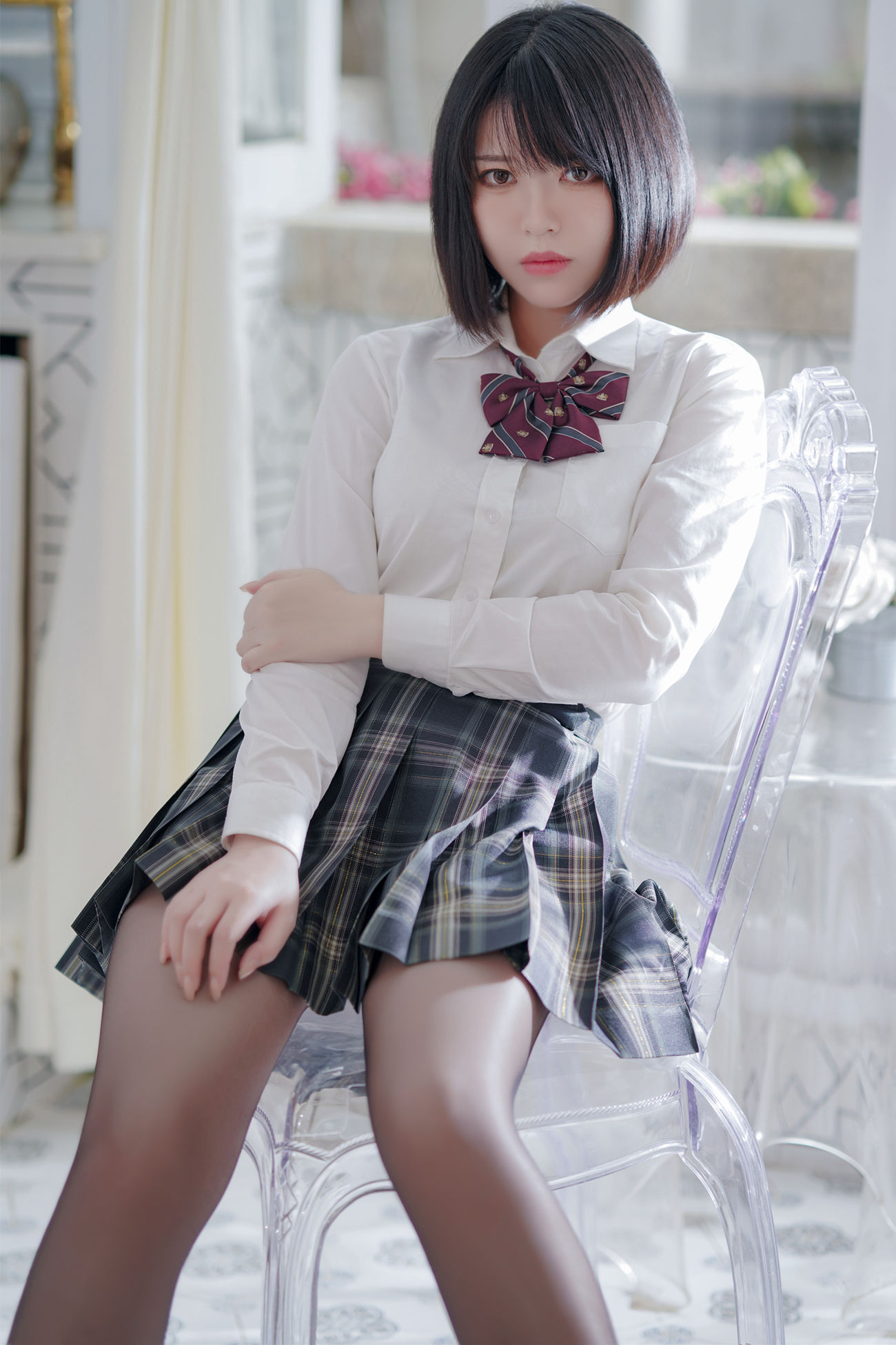 半半子 彼女の制服姿が好き-COS世界
