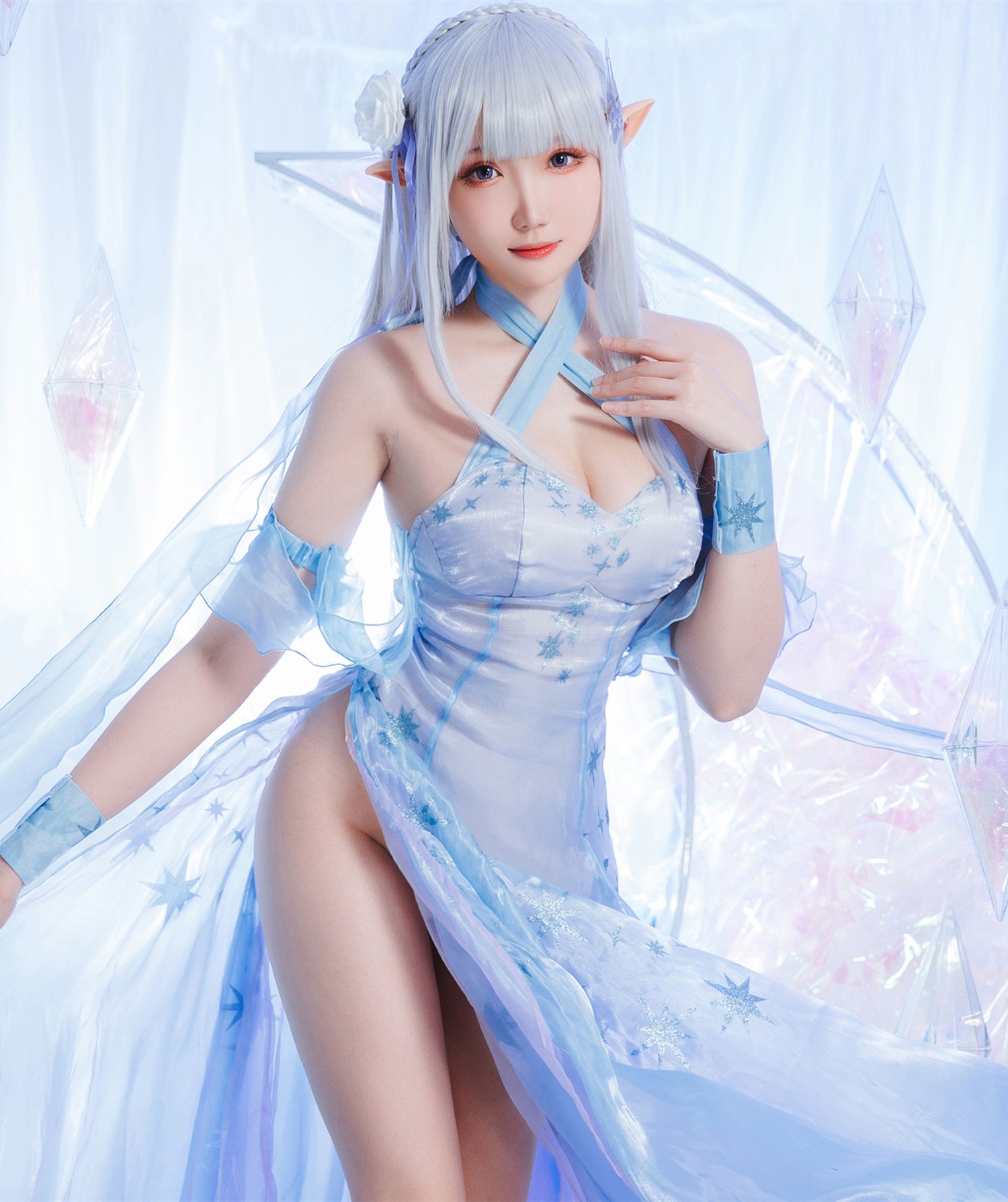瓜希酱 爱蜜莉雅 水晶礼服-COS世界