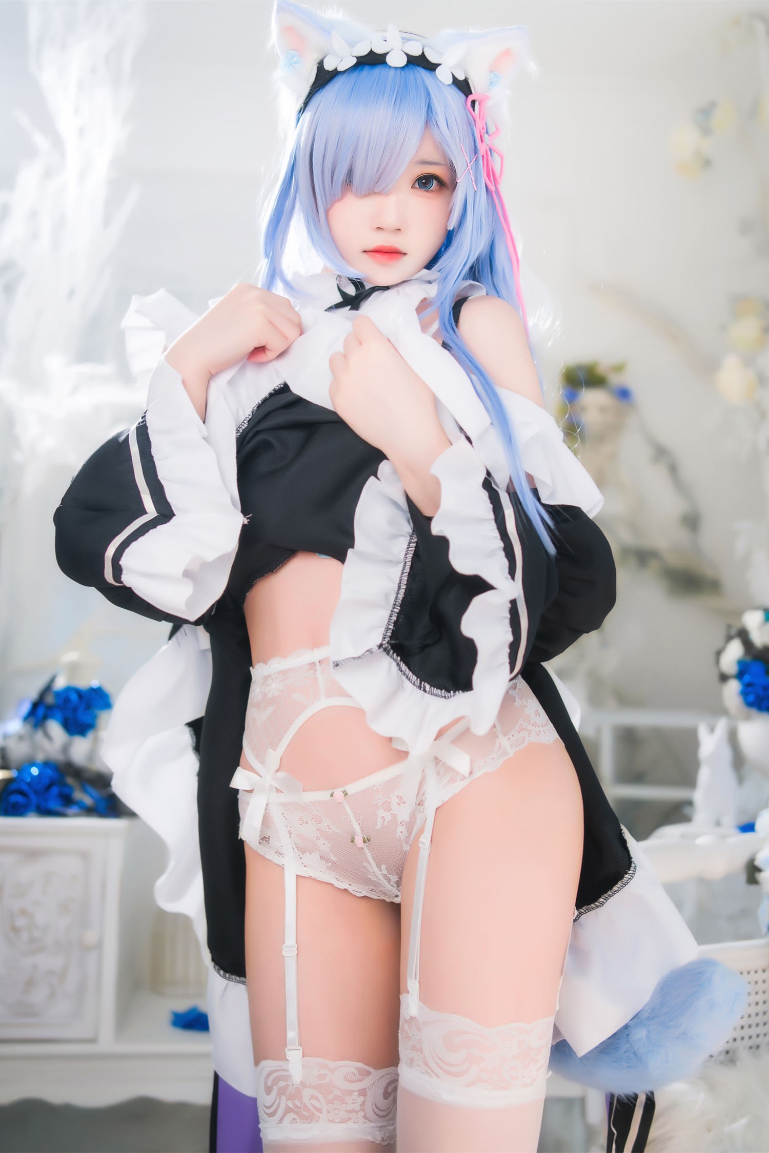桜桃喵 长发蕾姆-COS世界