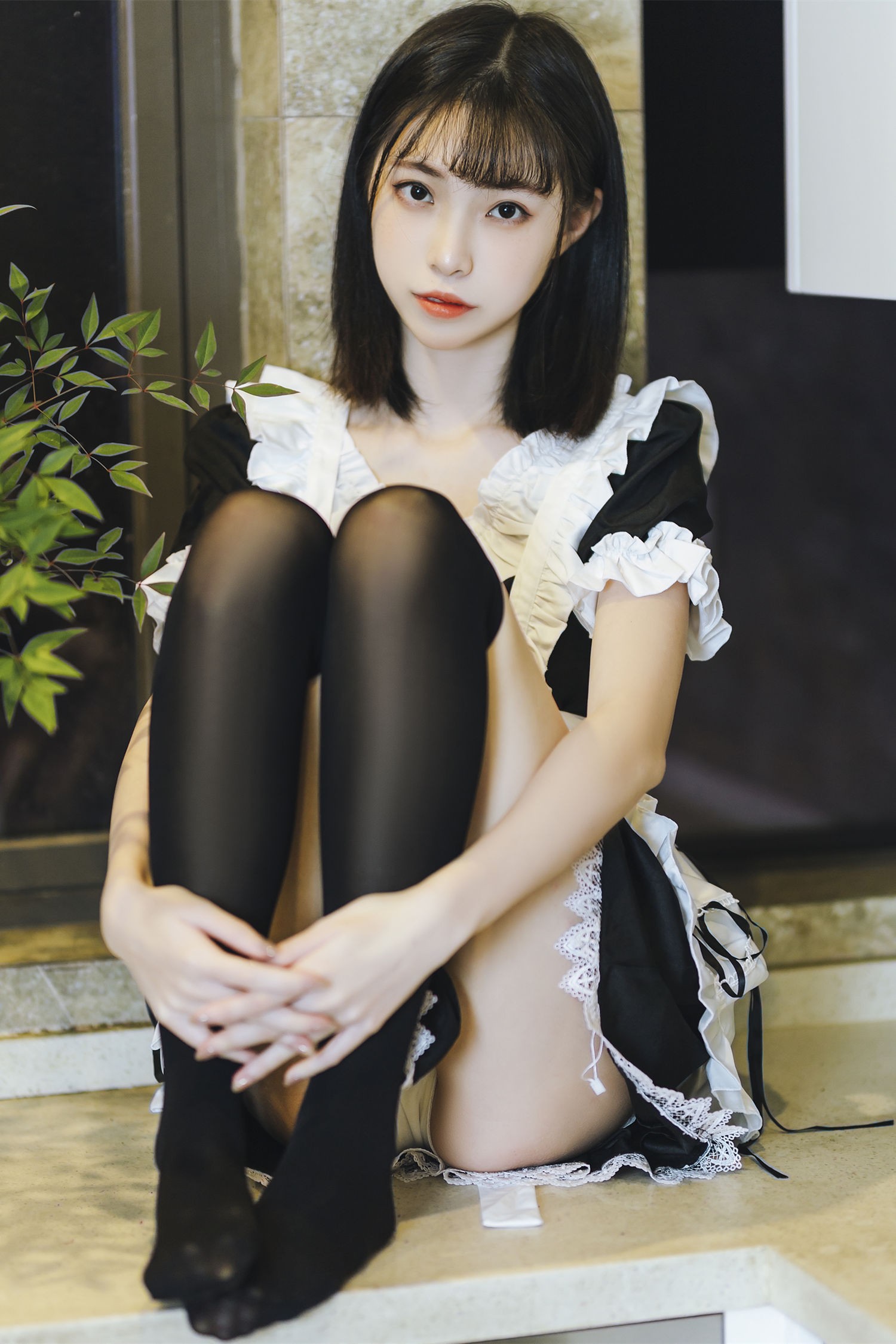 许岚 短裙女仆-COS世界