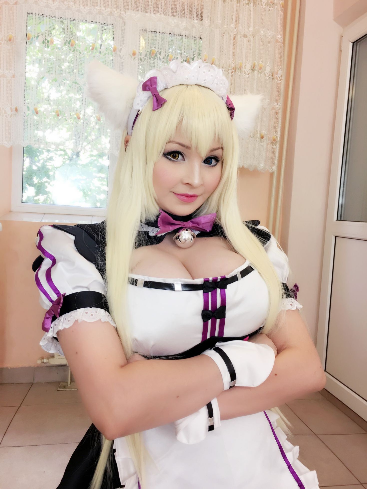 图片[2]-Hidori Rose Miko Kurokawa cosplay（减肥前后对比）-COS世界