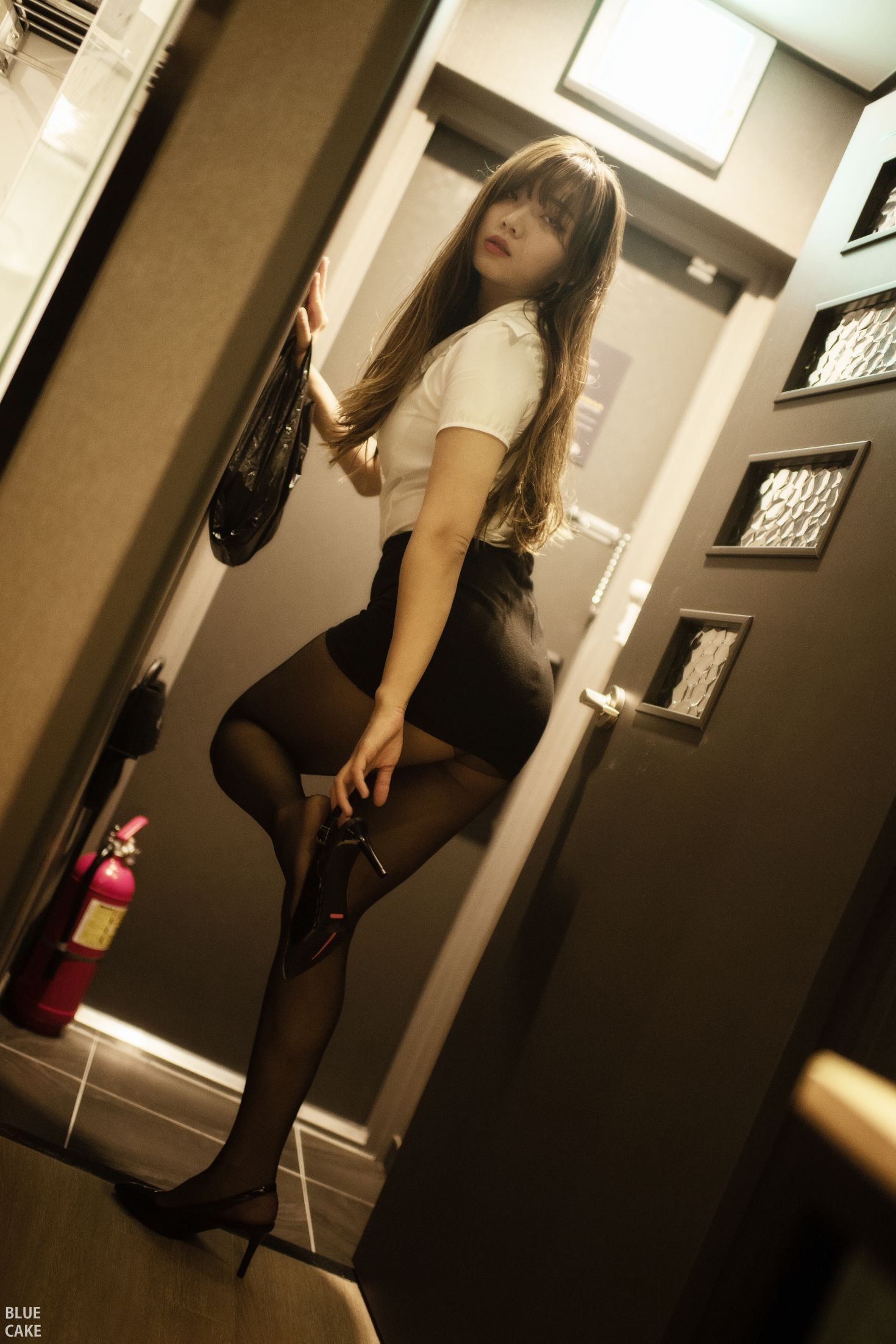 图片[3]-BLUECAKE Koby Office Girl Sweet Girl-COS世界