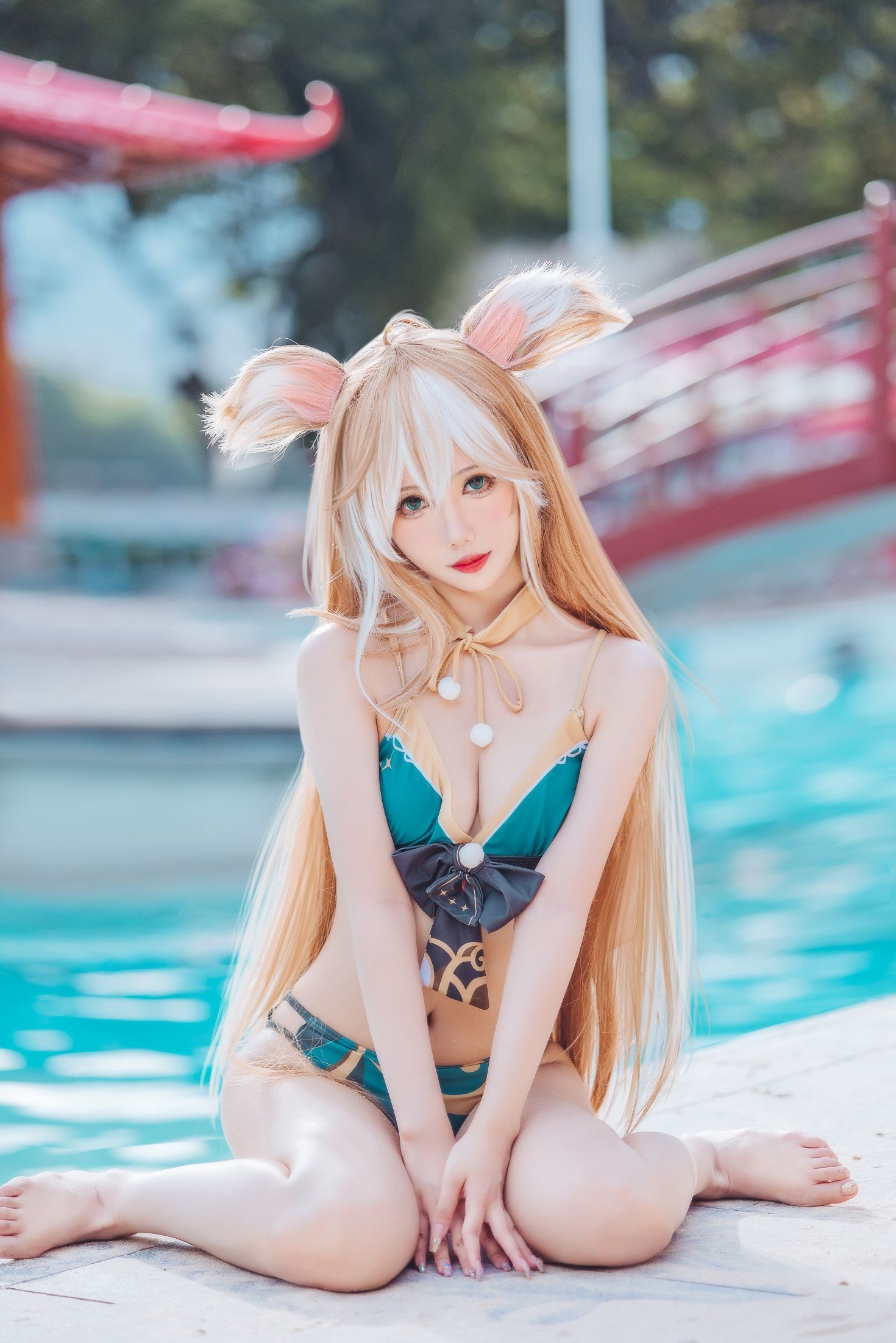 图片[3]-仙女月 泽月希娜小姐泳装-COS世界