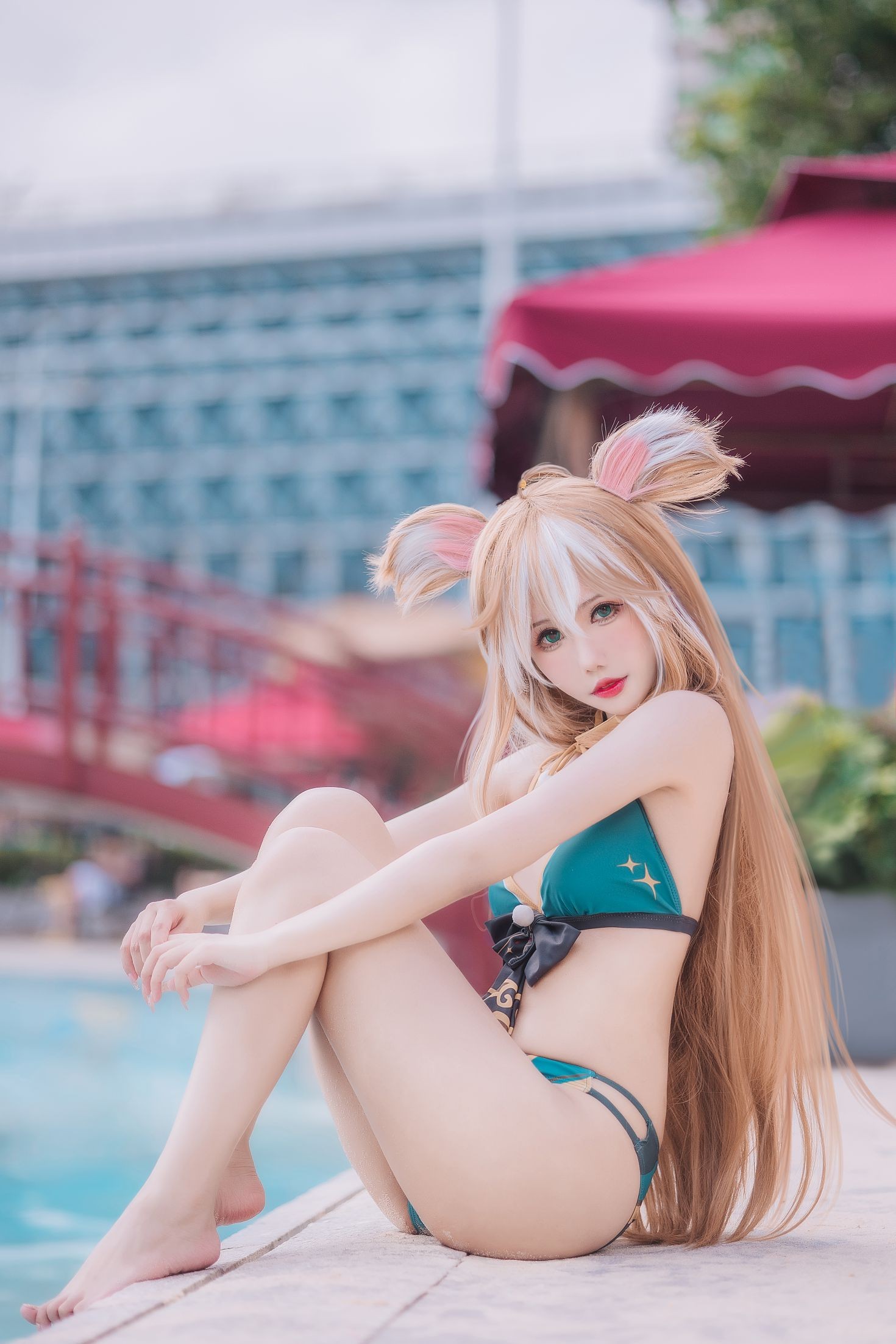 图片[5]-仙女月 泽月希娜小姐泳装-COS世界