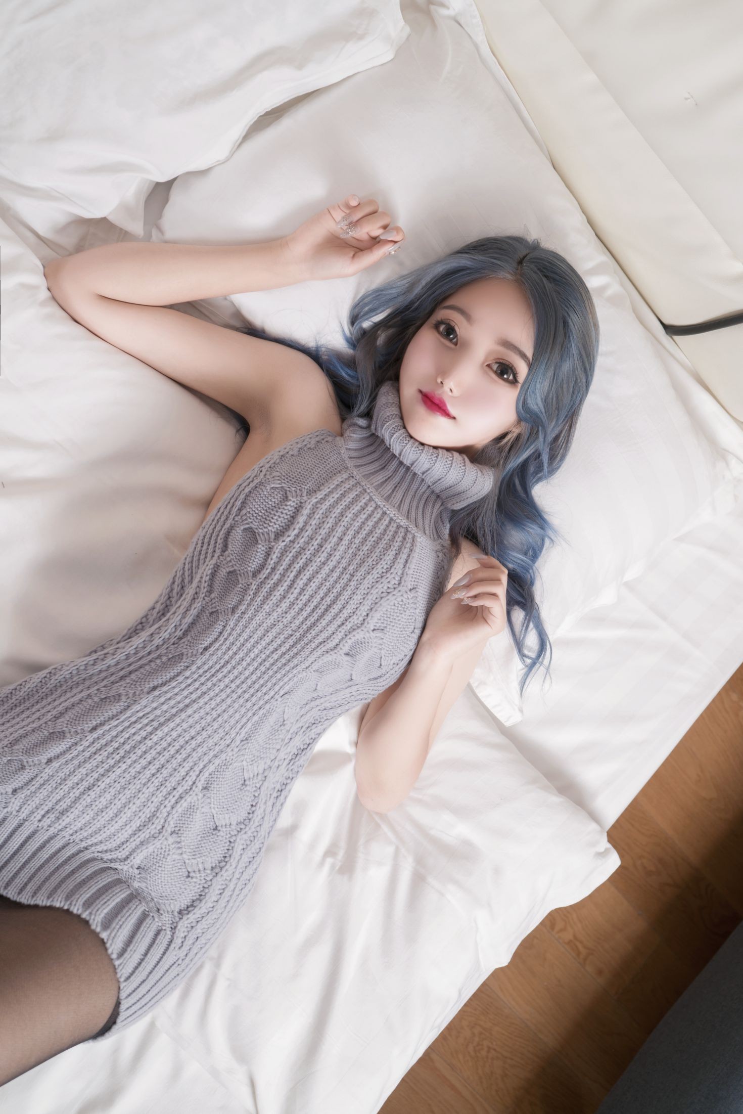 图片[3]-软软 毛衣少女-COS世界