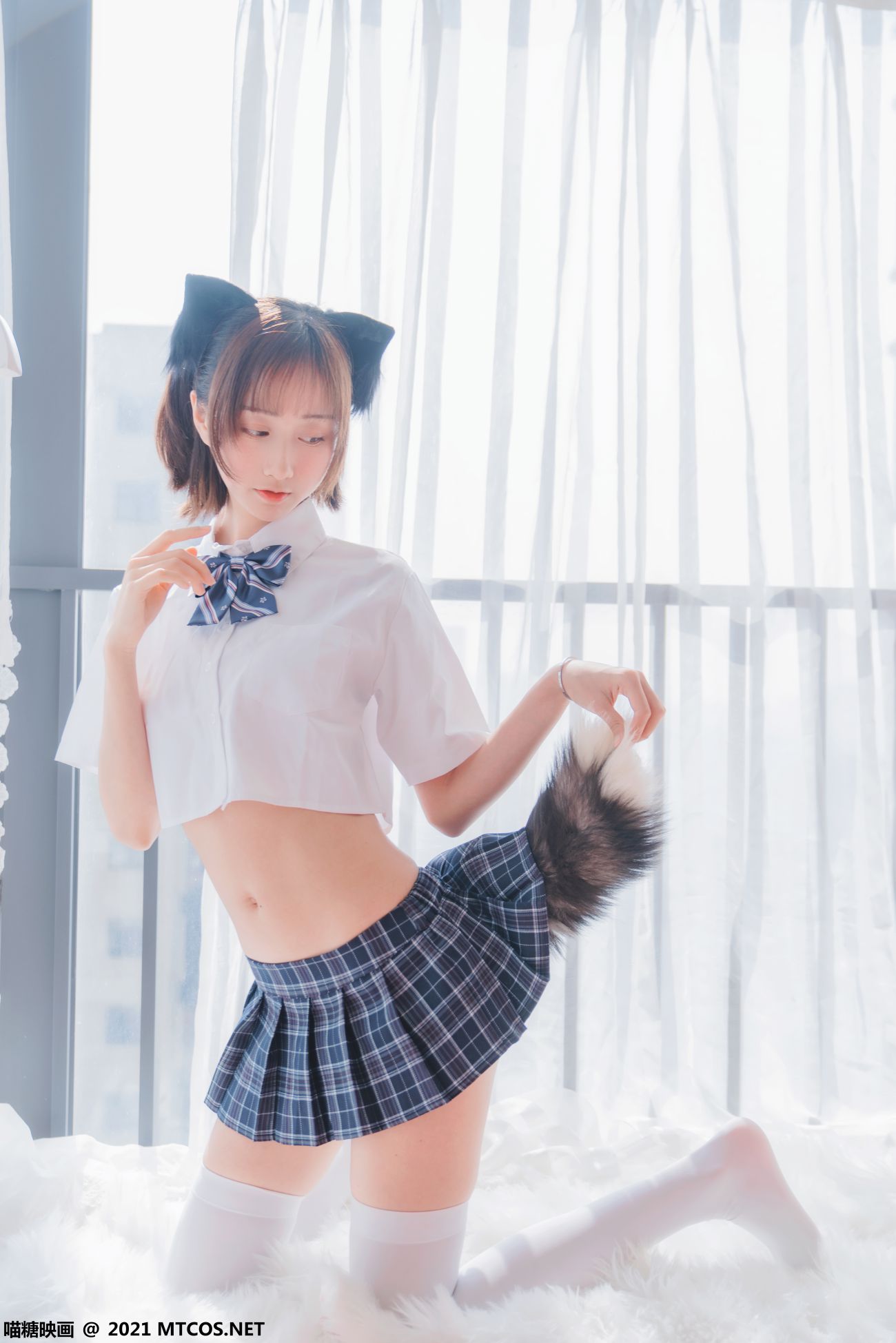 图片[3]-喵糖映画 VOL.436 猫儿少女-COS世界
