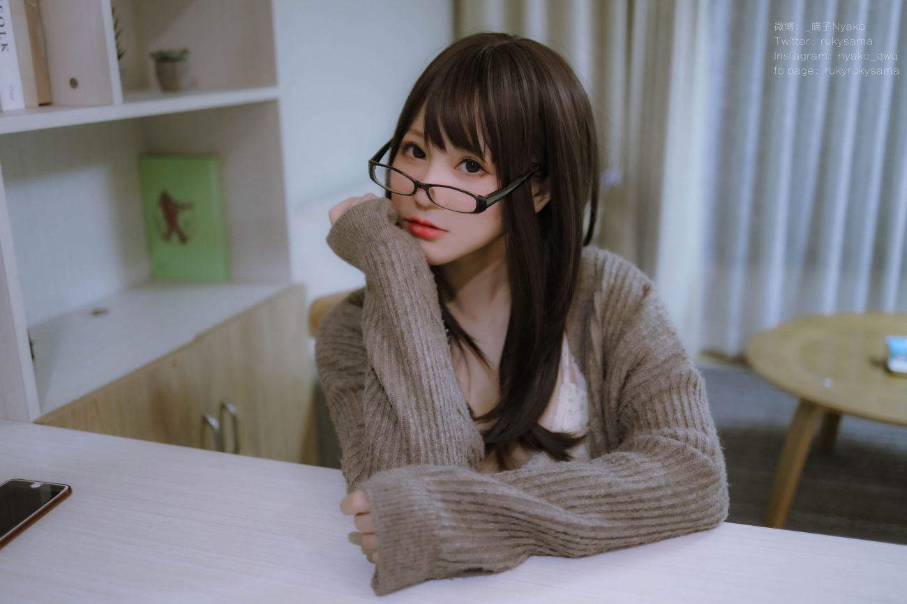 图片[5]-Nyako喵子 妄想彼女との同棲生活便服-COS世界