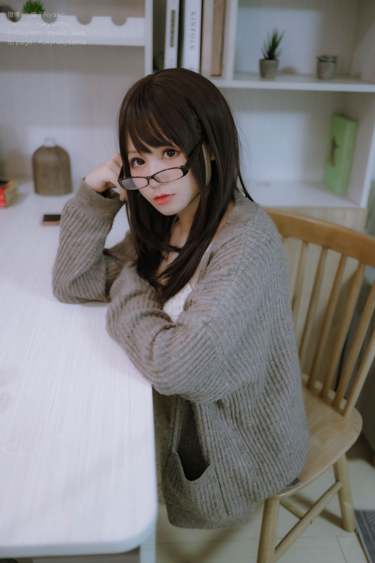 图片[2]-Nyako喵子 妄想彼女との同棲生活便服-COS世界