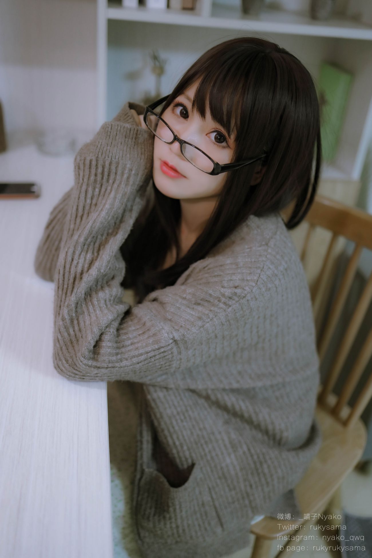 图片[4]-Nyako喵子 妄想彼女との同棲生活便服-COS世界