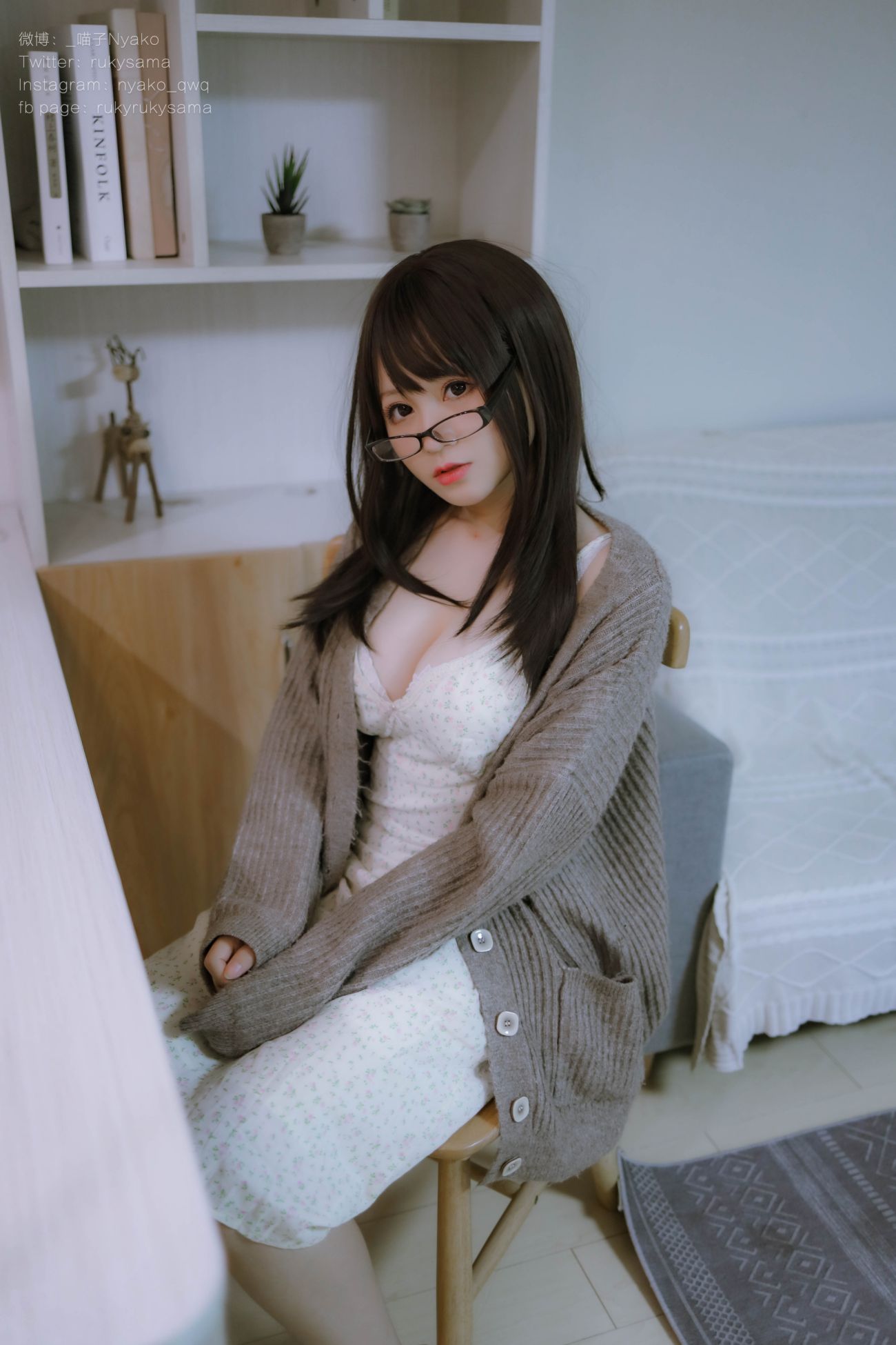 图片[3]-Nyako喵子 妄想彼女との同棲生活便服-COS世界