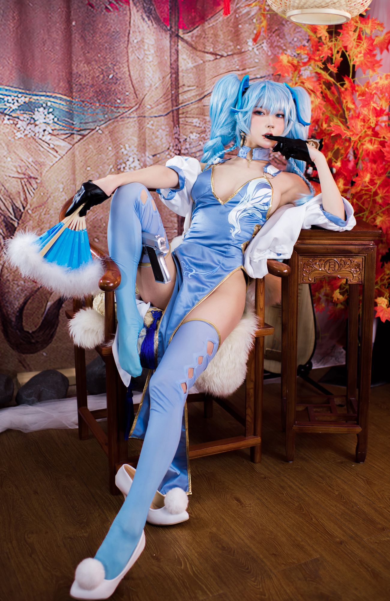 图片[5]-阿包也是兔娘 少女前线 PA15翠雀媚-COS世界