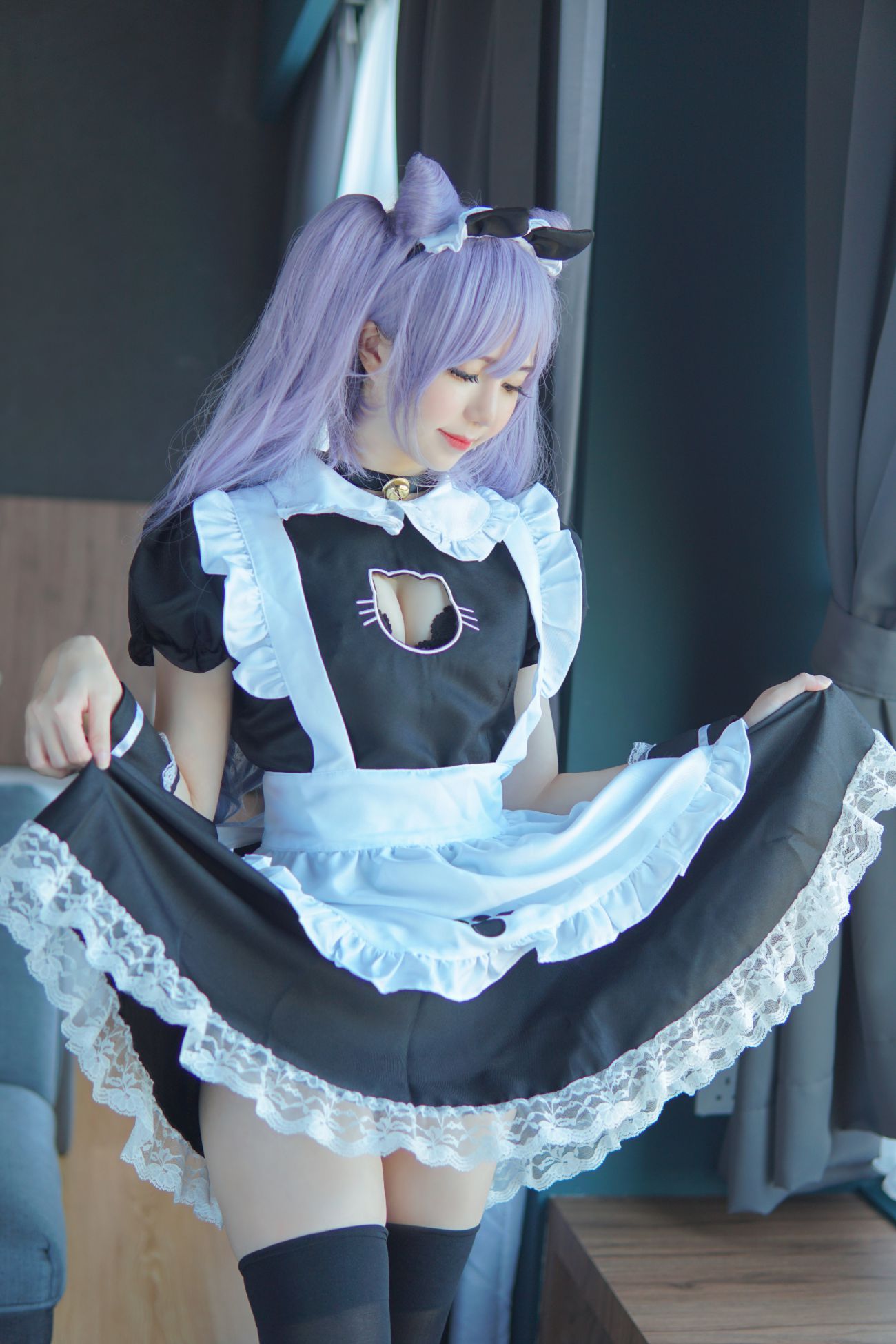 图片[3]-Sally Dorasnow Keqing Maid-COS世界