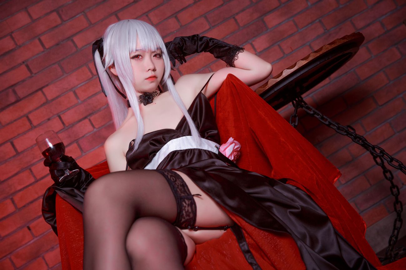 图片[5]-G44不会受伤 雾枝黑裙礼服-COS世界