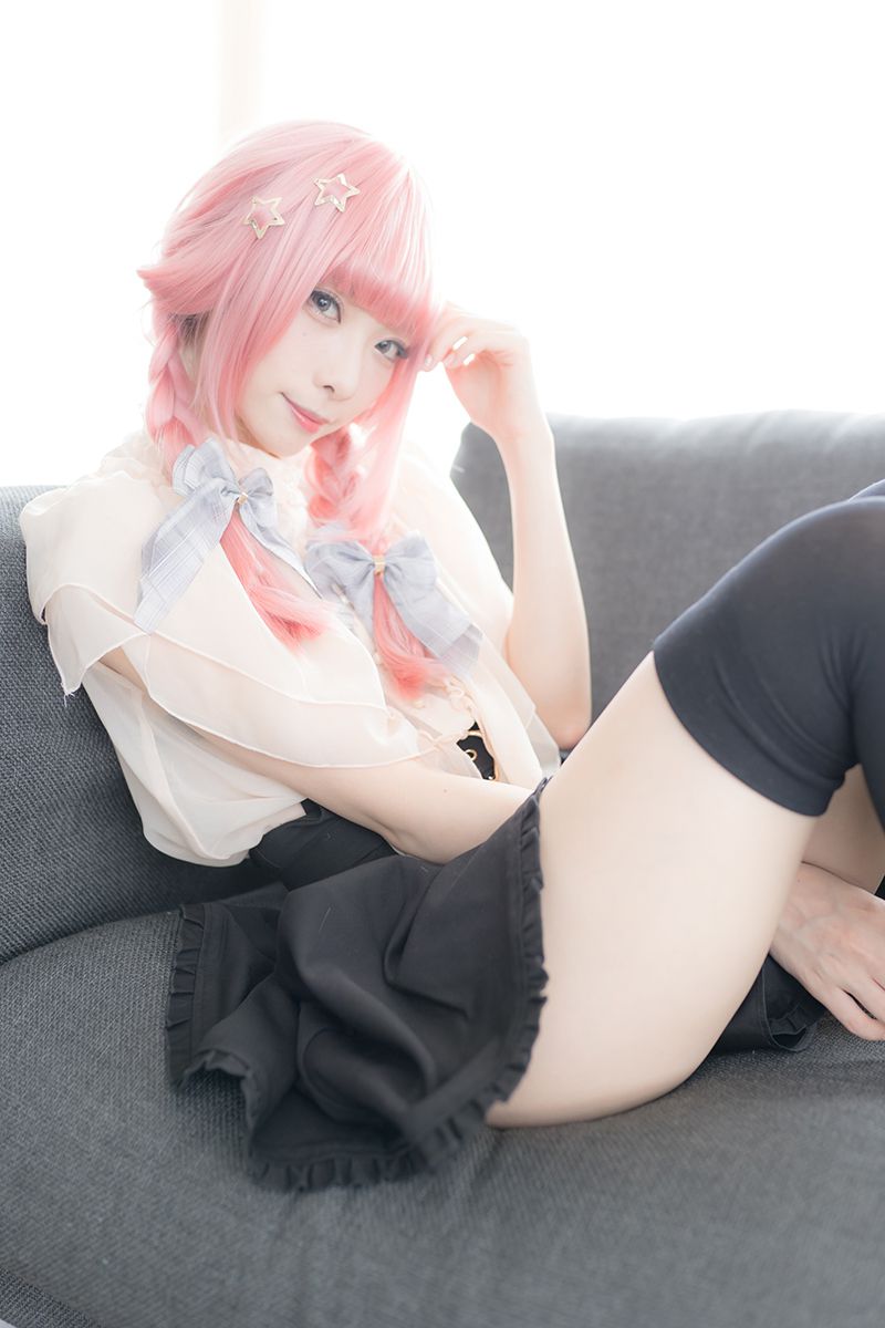 图片[4]-Cosplay misaco #TLに突然のド貧乱ピンク-COS世界