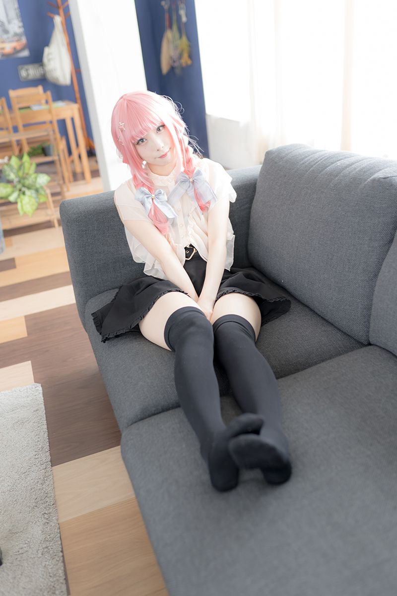 图片[5]-Cosplay misaco #TLに突然のド貧乱ピンク-COS世界
