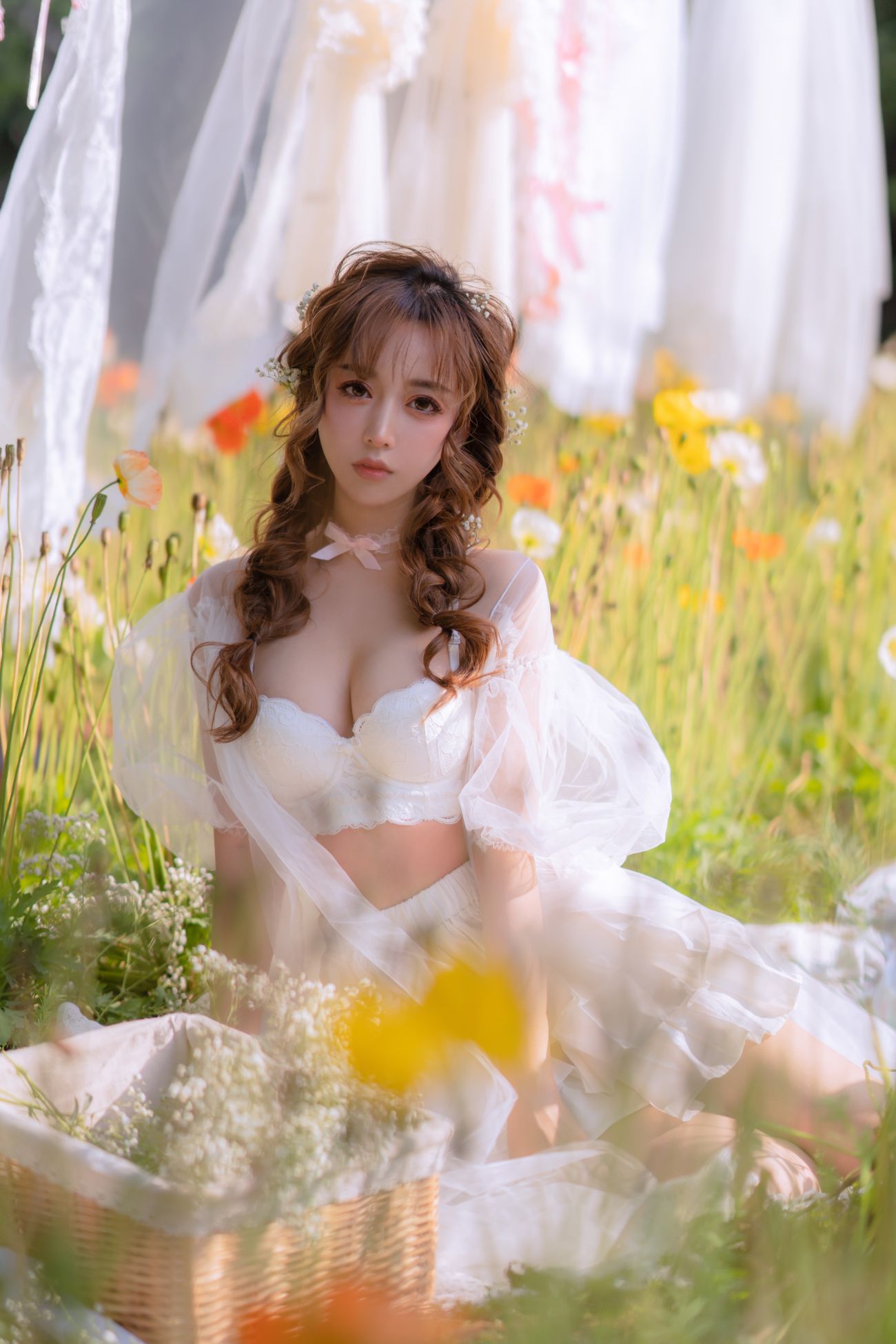 图片[5]-米线线sama写真 夏日限定晒衣服-COS世界