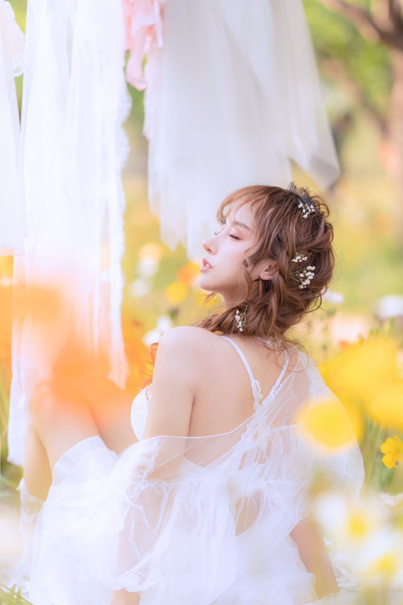 图片[3]-米线线sama写真 夏日限定晒衣服-COS世界