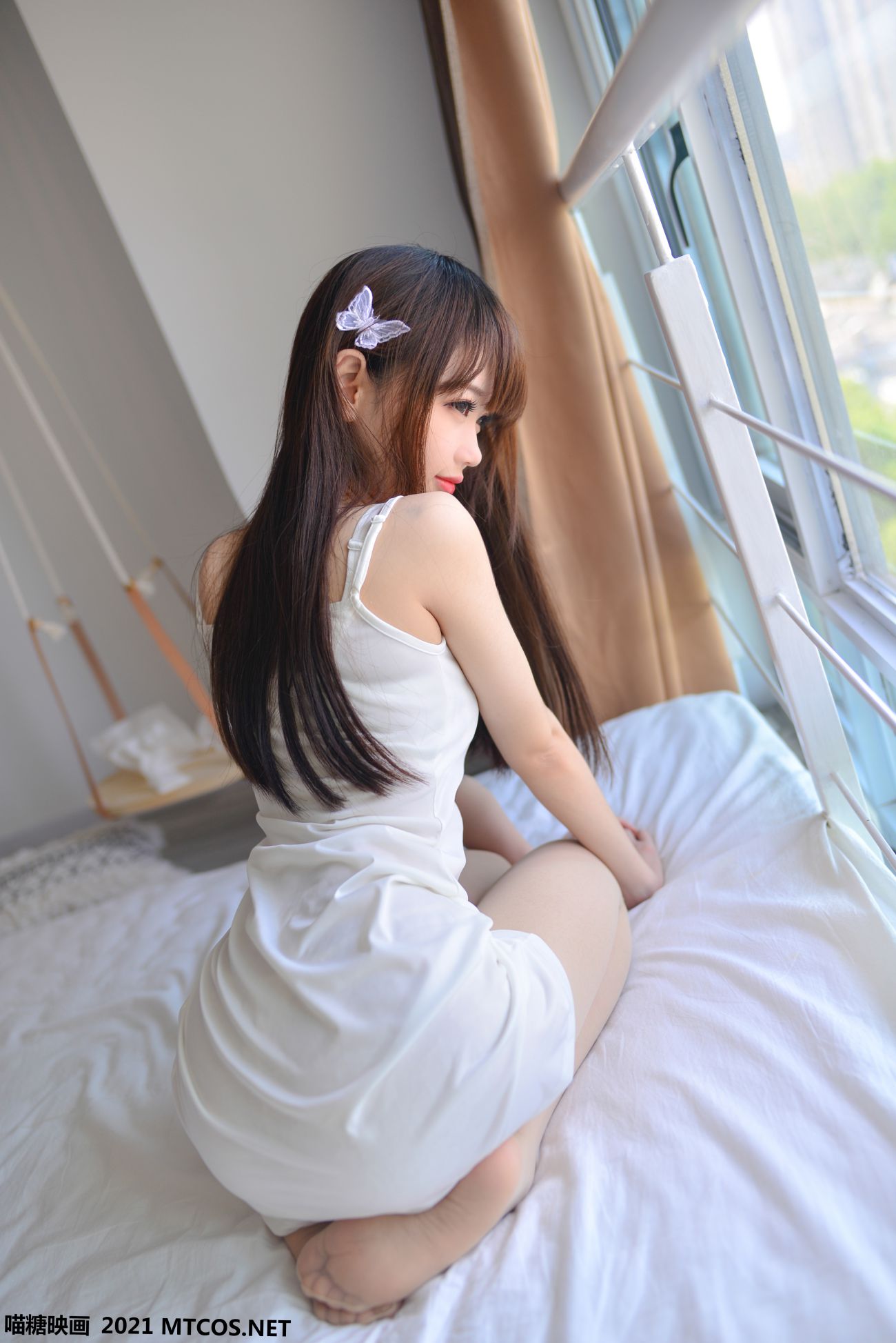 图片[5]-喵糖映画 VOL.454 白色女友-COS世界