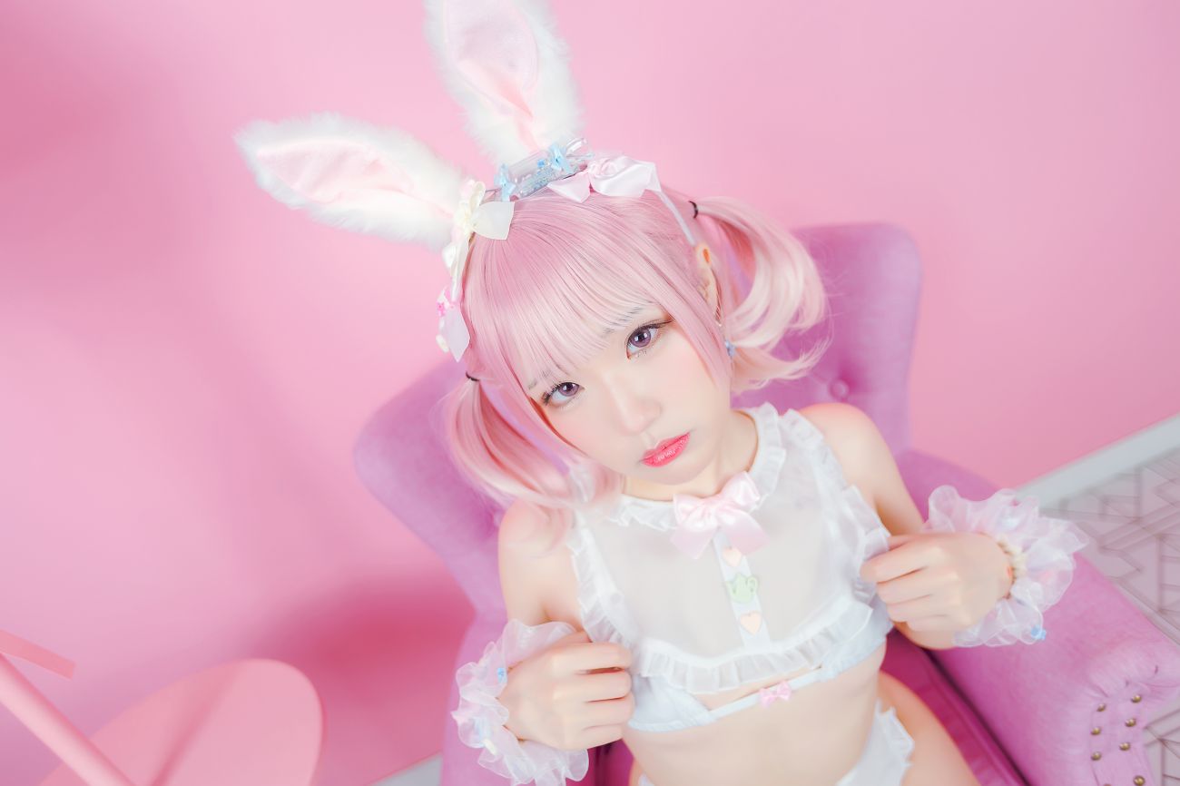 图片[3]-Mime弥美 白粉色兔女郎-COS世界