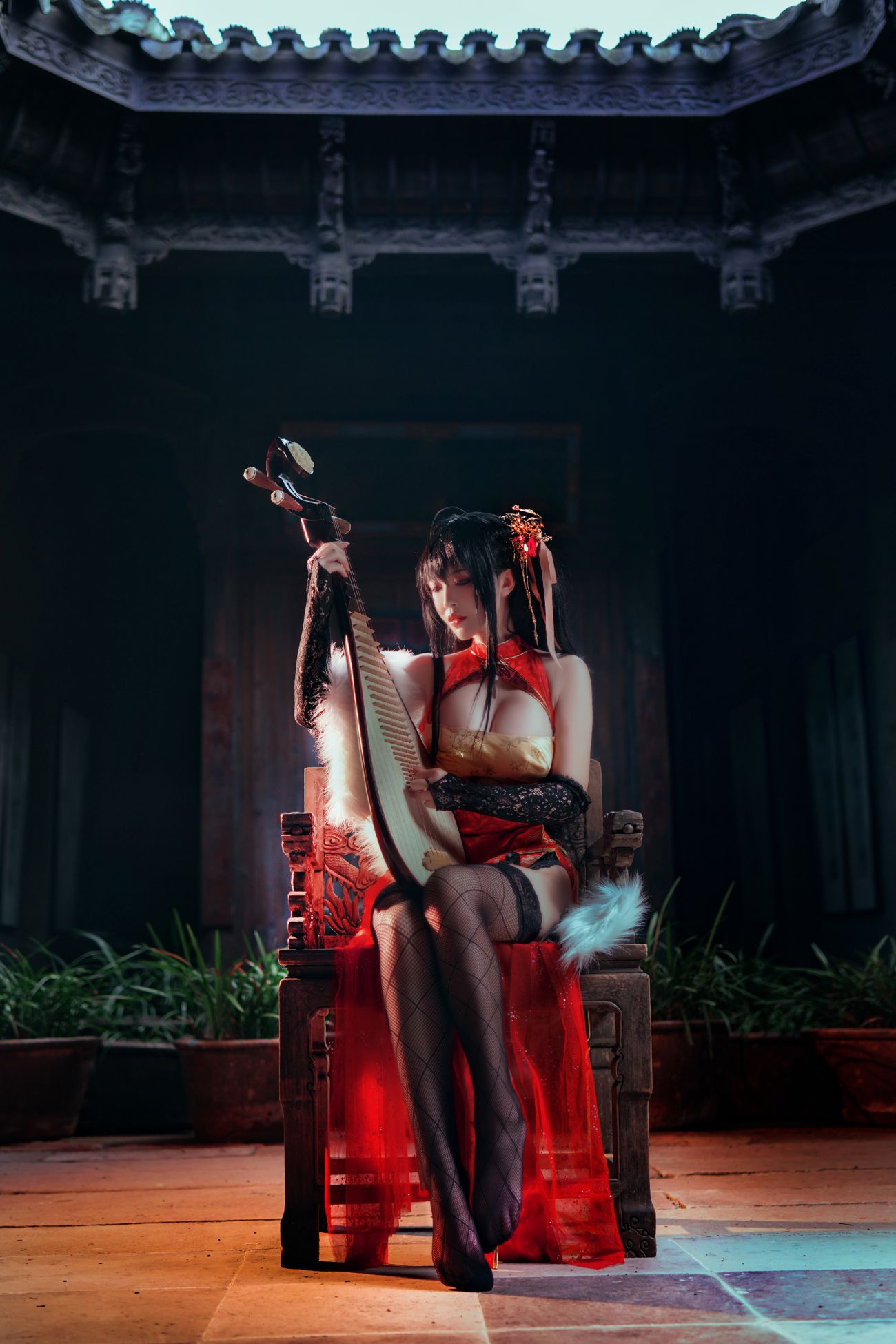 图片[3]-半半子 大凤旗袍-COS世界