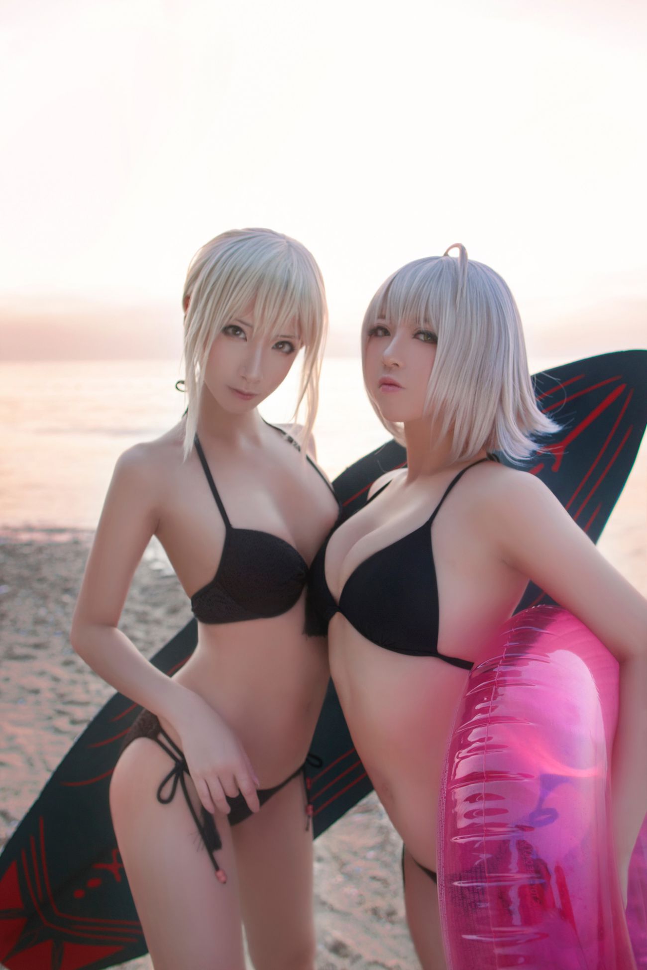 图片[3]-半半子&索索sophia 海边泳装-COS世界