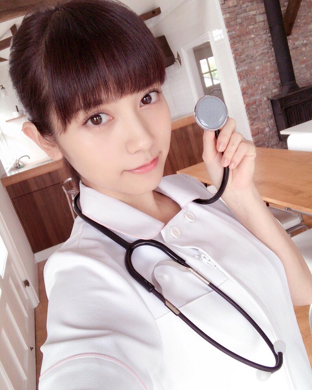 图片[2]-治愈感超强，日本现役美女护士桃月なしこ-COS世界