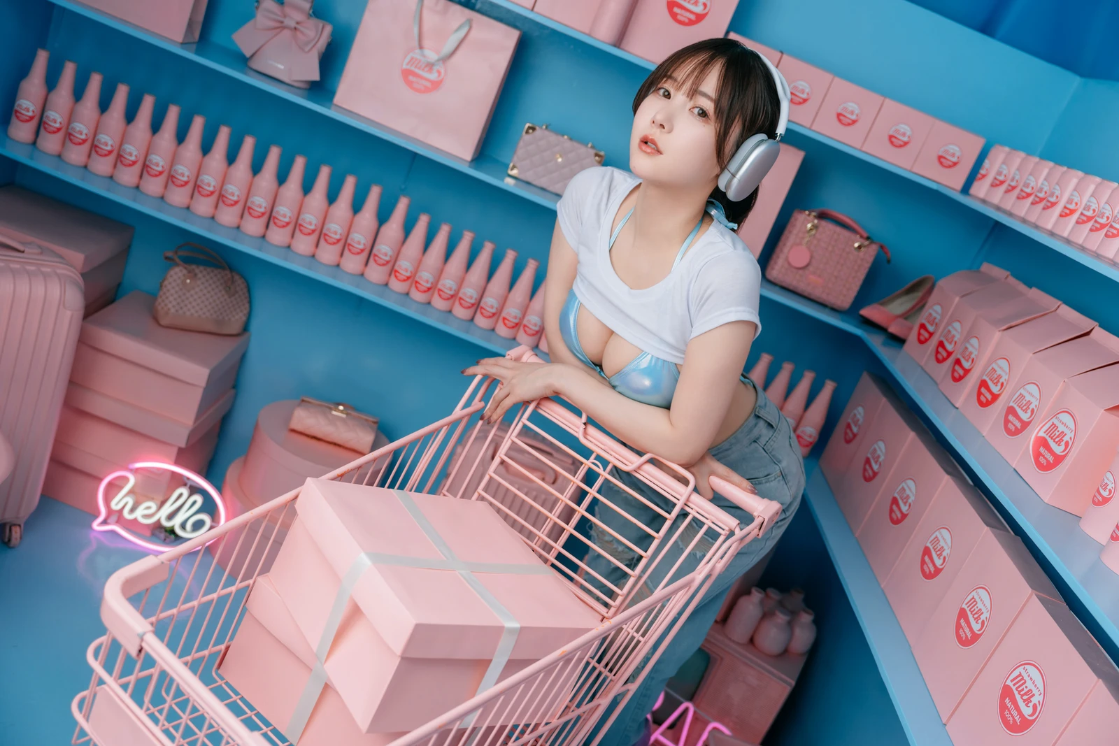 图片[4]-日本甜美COSERけんけん PINK×BLUE-COS世界