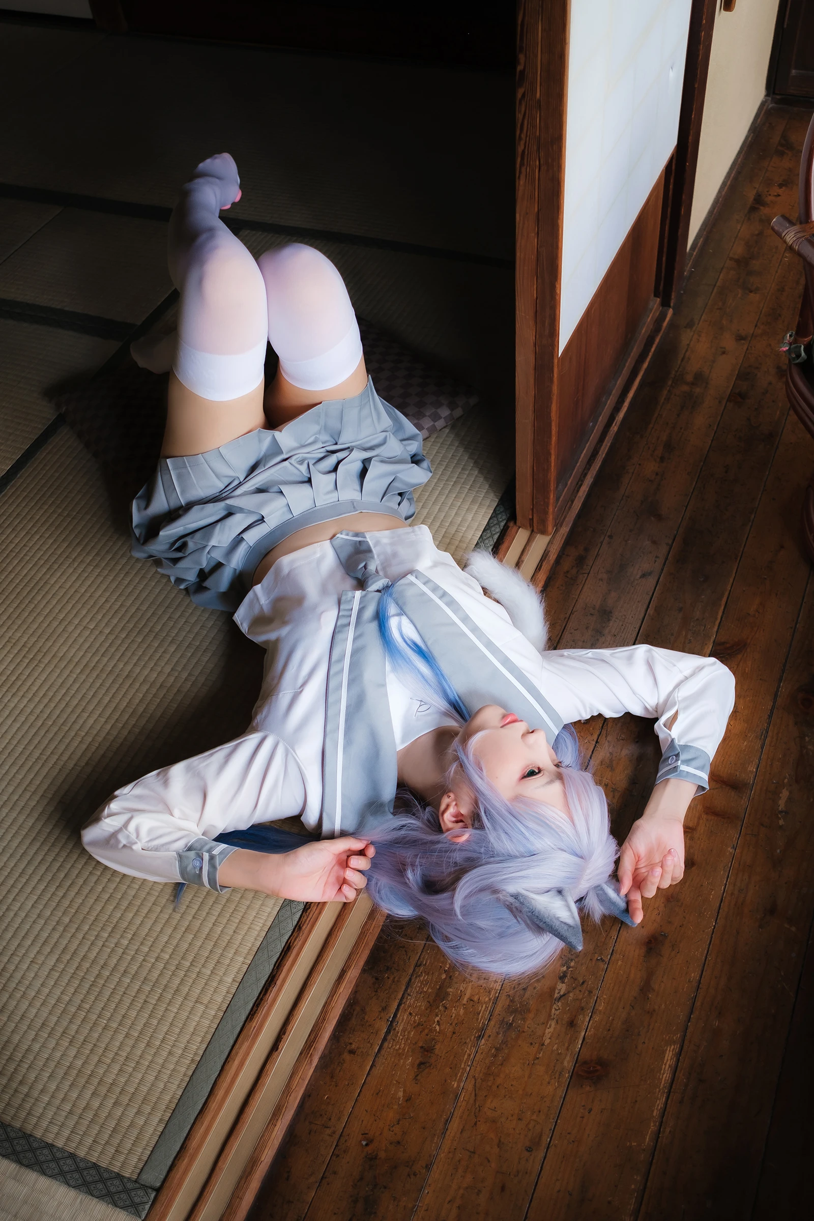 图片[4]-Ely_eee(ElyEE子) Veranda White Cat緣廊白貓-COS世界