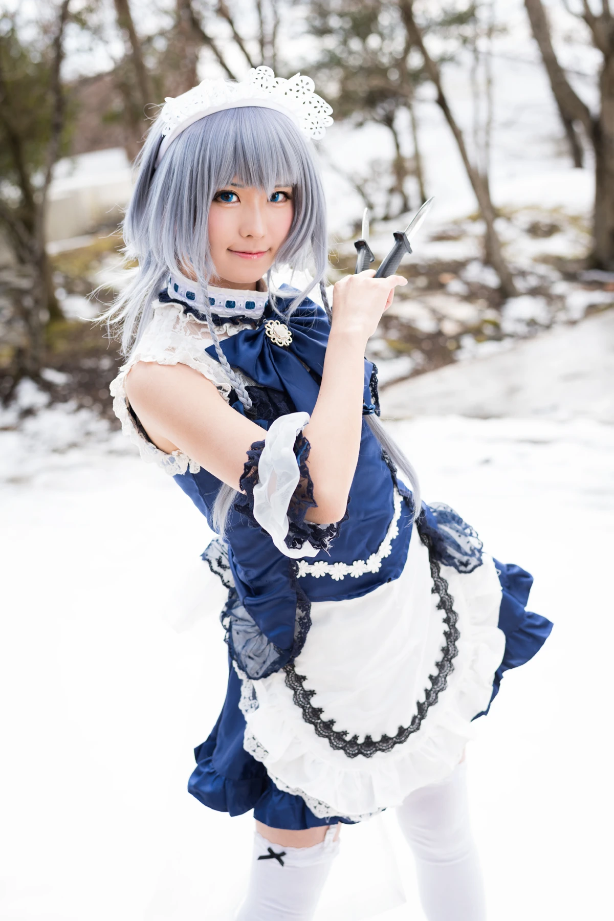 图片[3]-[Cosplay][Touhou Project] Nagisa Nagi なぎさなぎ Sakuya-COS世界