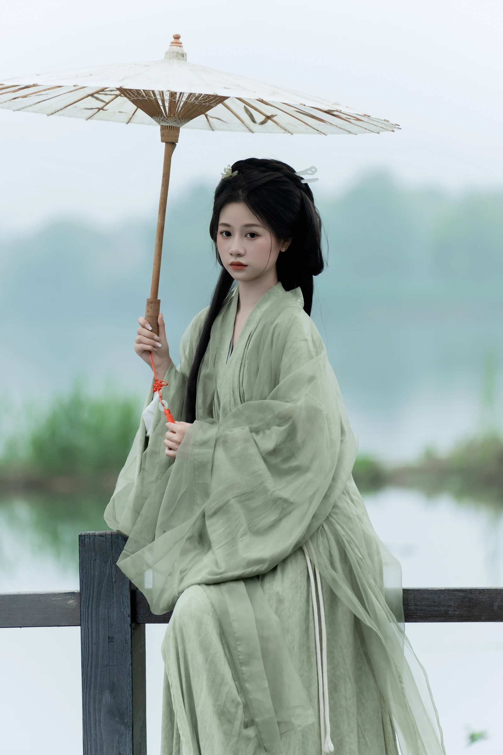 图片[3]-YITUYU艺图语 2024.06.09 绿色烟雨中 橙子舒-COS世界