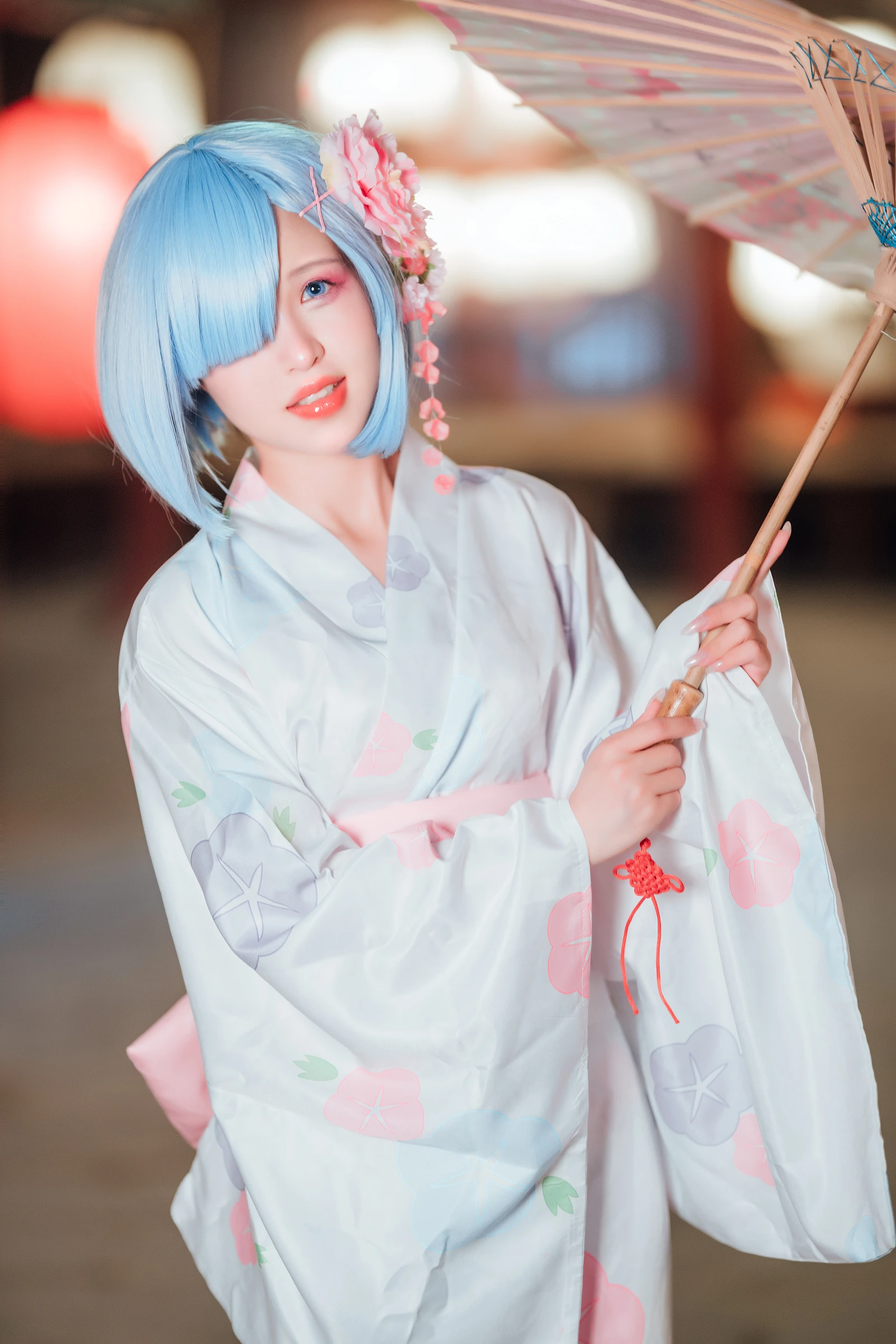 美少女晕崽 和服雷姆-COS世界