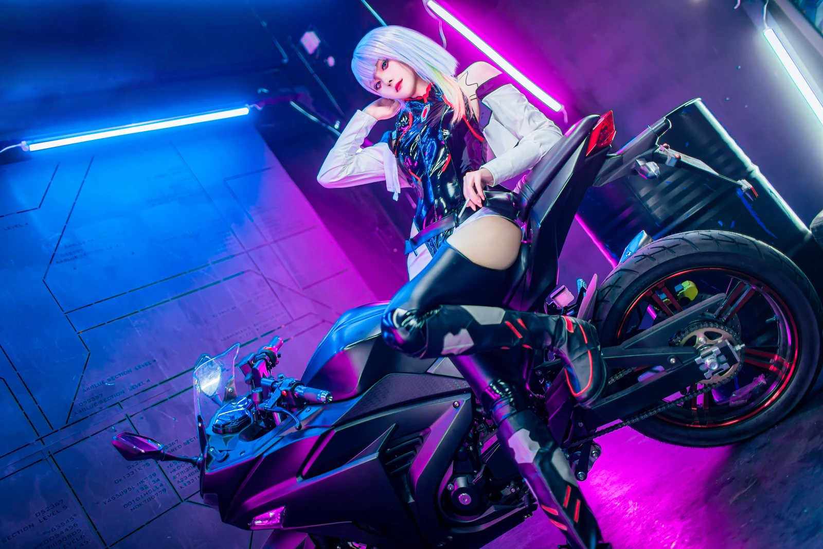 图片[2]-Natsuko夏夏子 赛博朋克边缘行者Lucy-COS世界