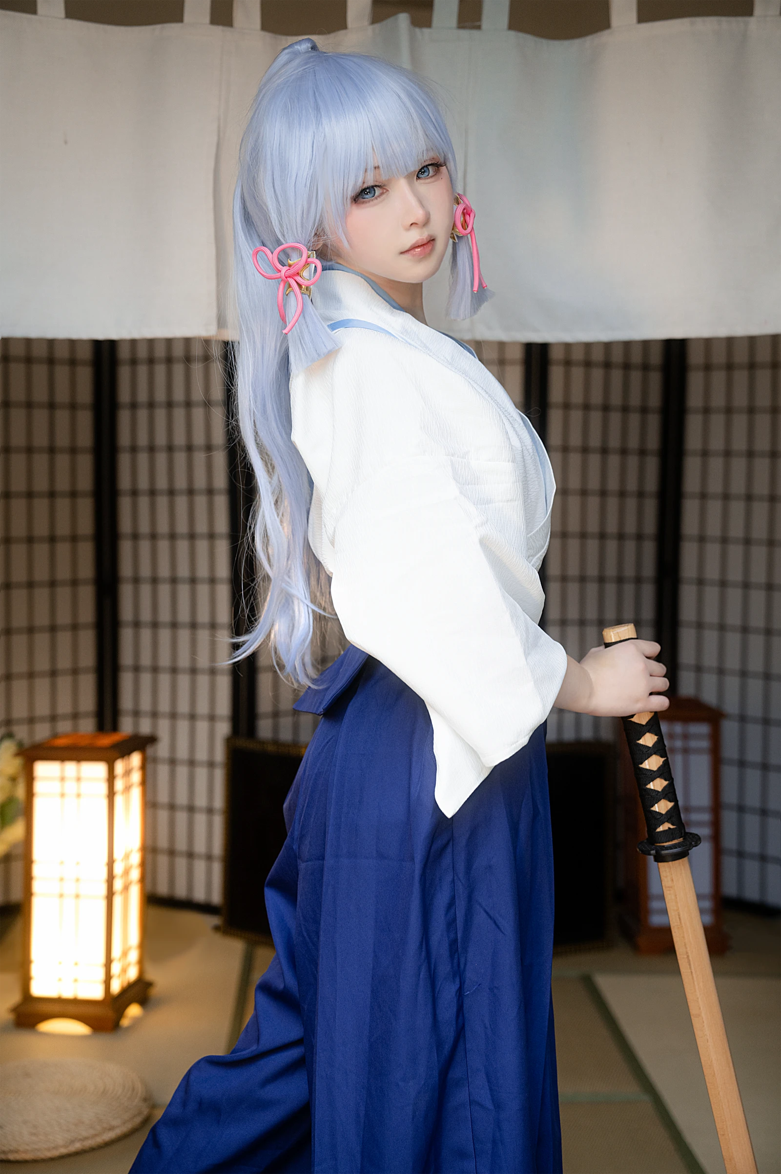 图片[2]-樱梨梨 绫华剑道服-COS世界