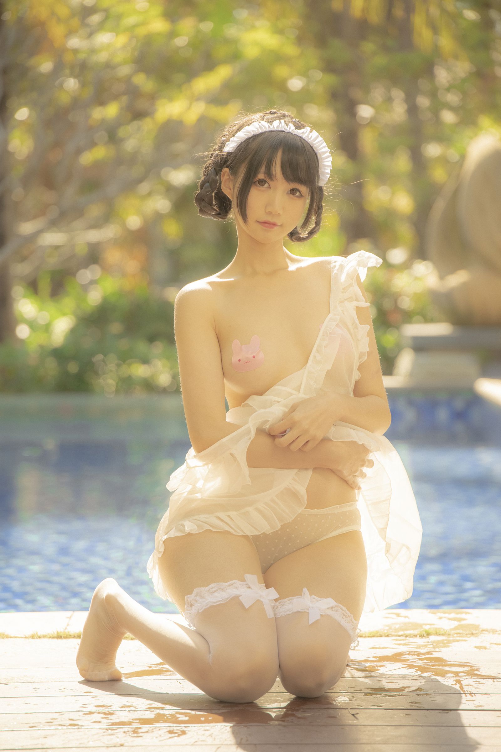 图片[4]-NAGISA魔物喵 性感女仆的夏天-COS世界