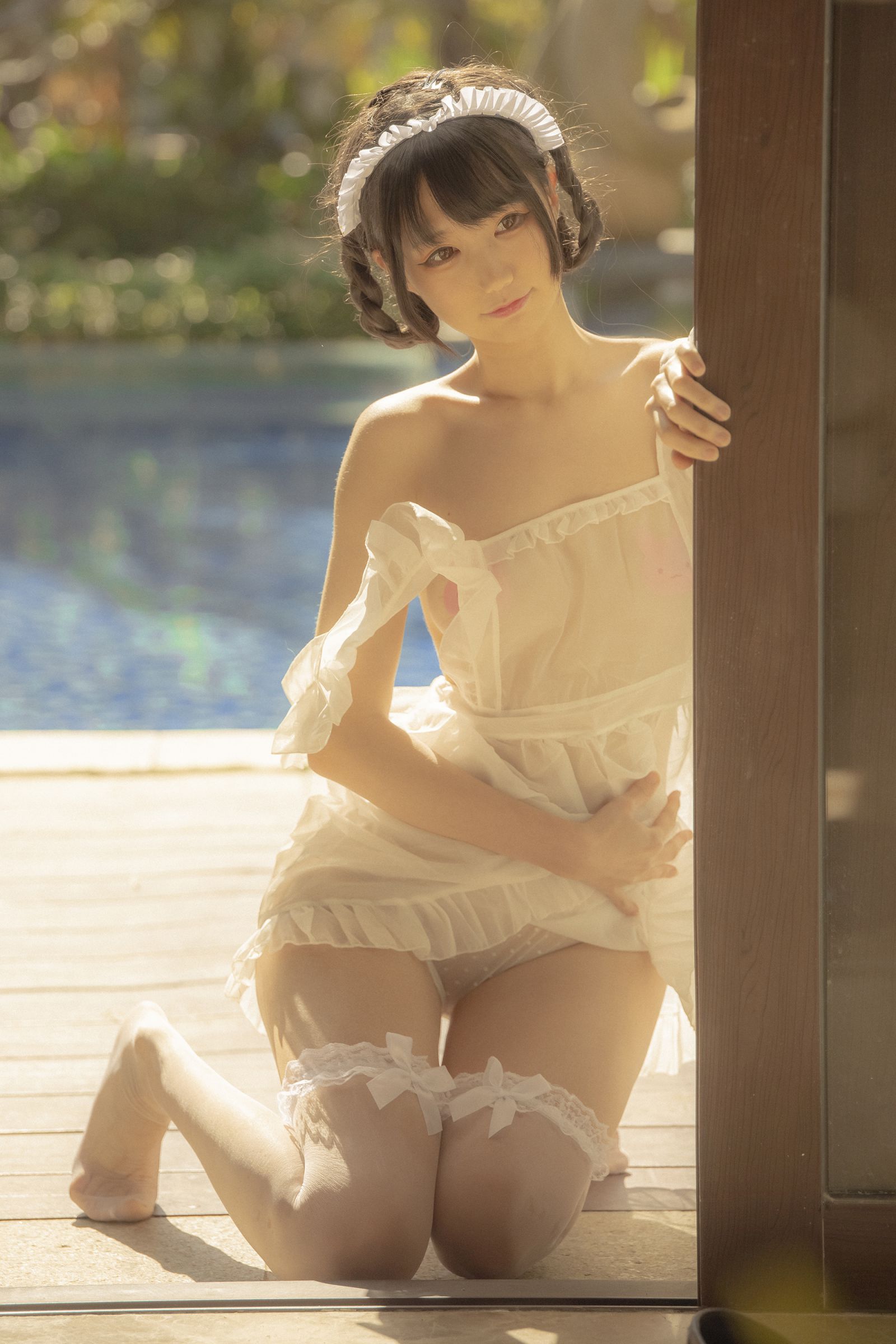 图片[2]-NAGISA魔物喵 性感女仆的夏天-COS世界