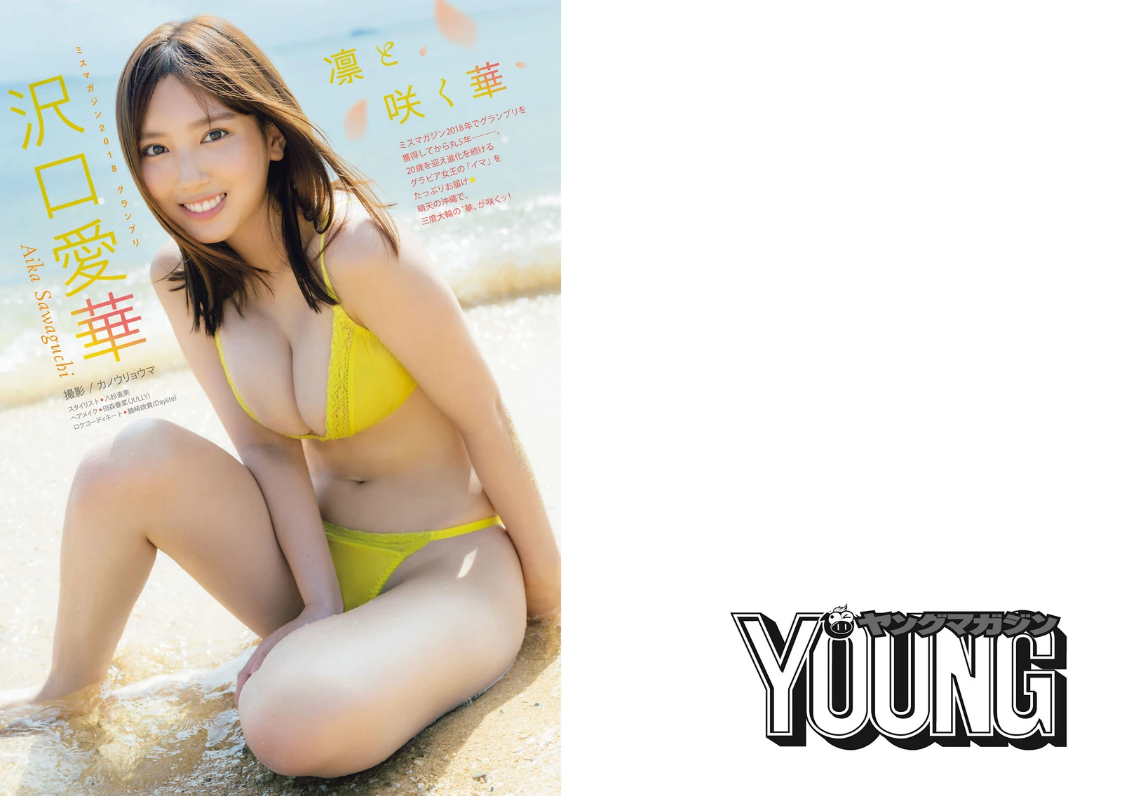 图片[2]-Young Magazine 沢口愛華 高鶴桃羽 PyunA-COS世界