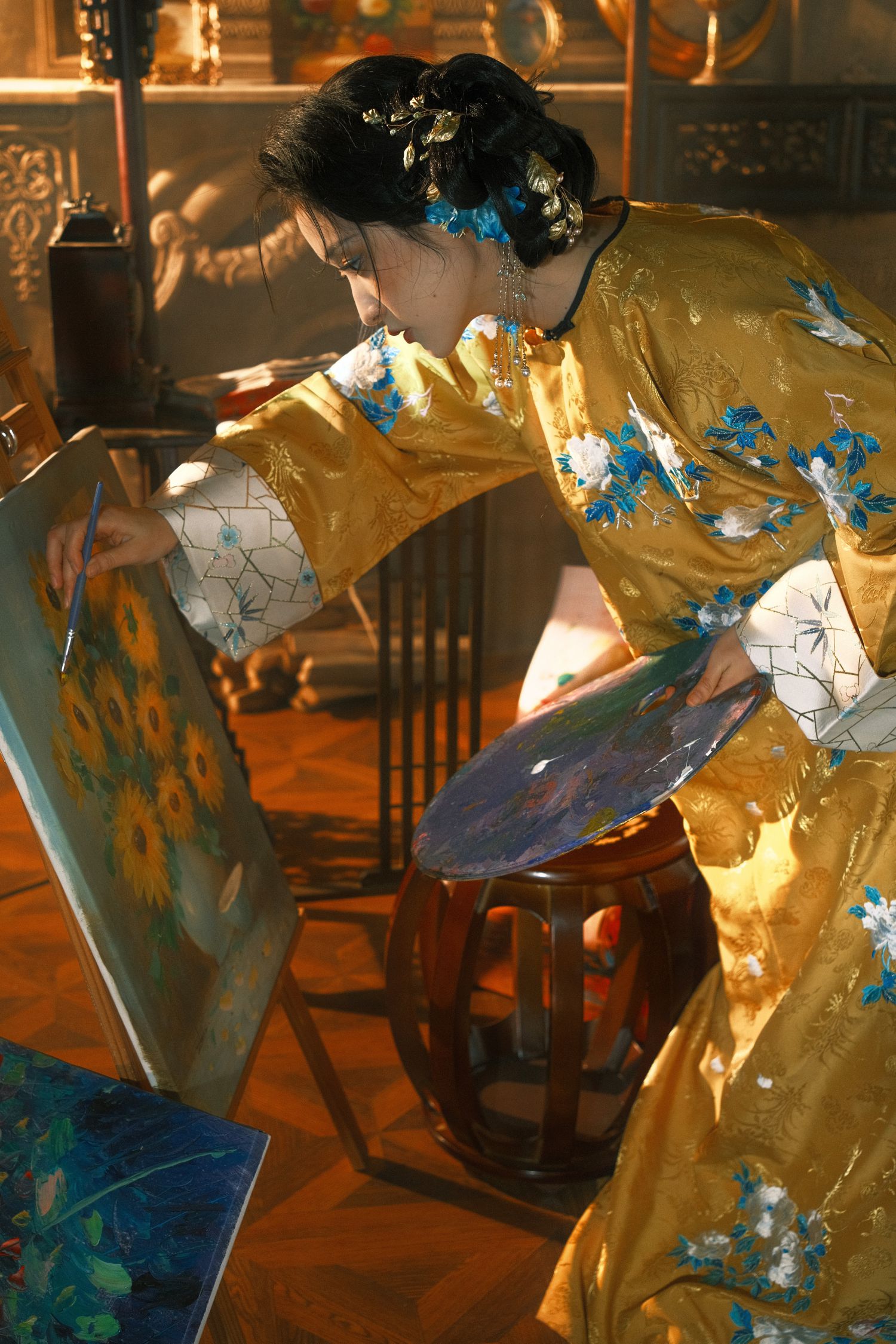 图片[5]-西方画展上的东方女人-COS世界